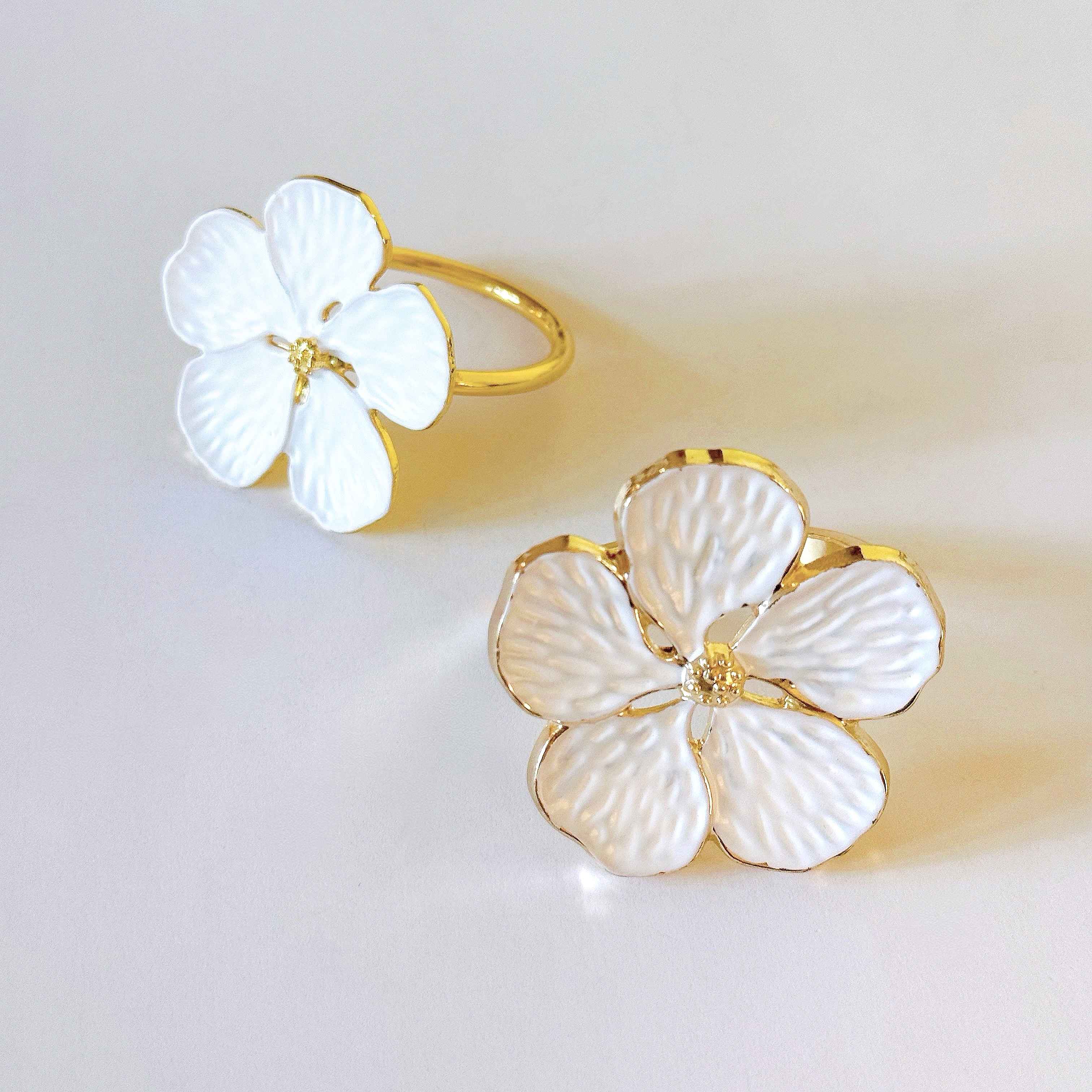 Ring hoa tròn dày T