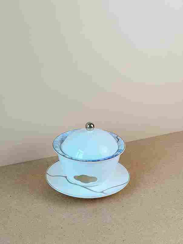Set tiệc sứ xương hoa lam