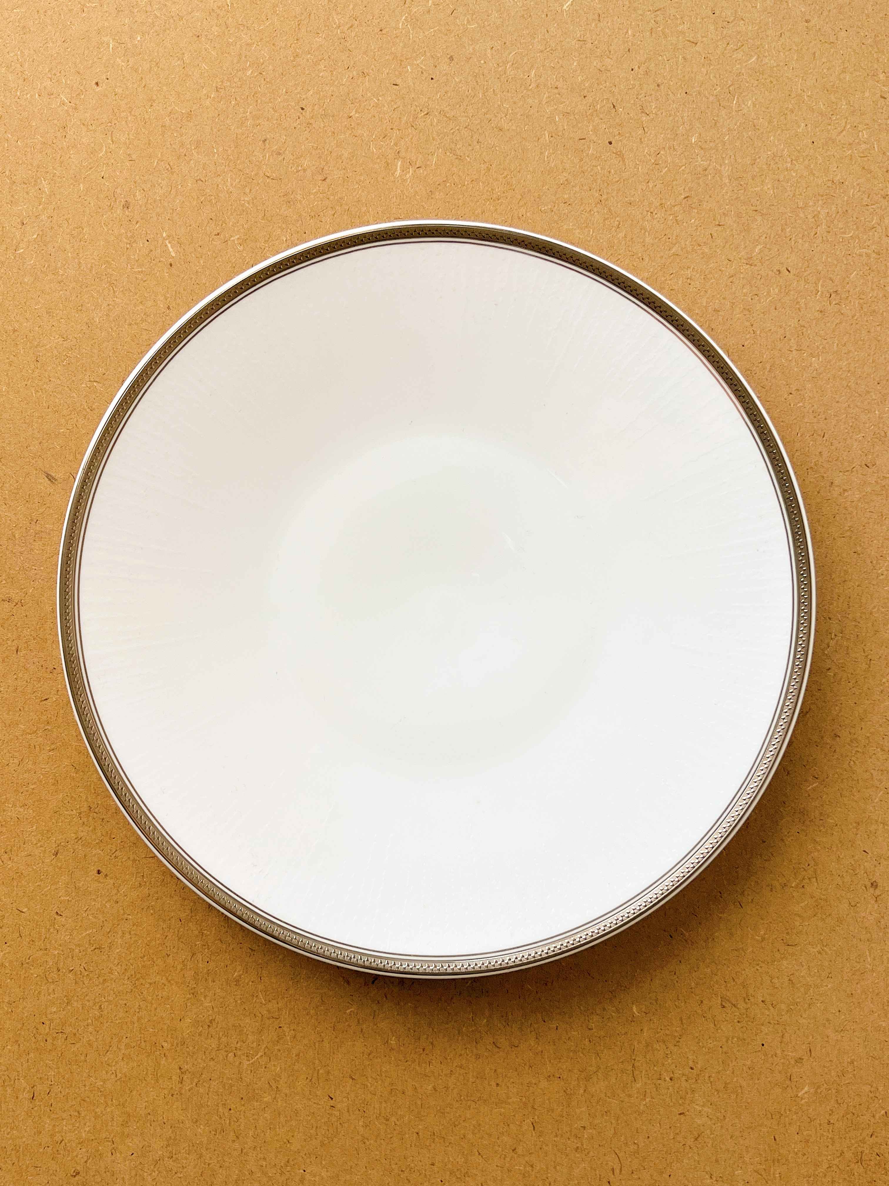 Bộ bát đĩa cao cấp sứ xương viền lam Bạc