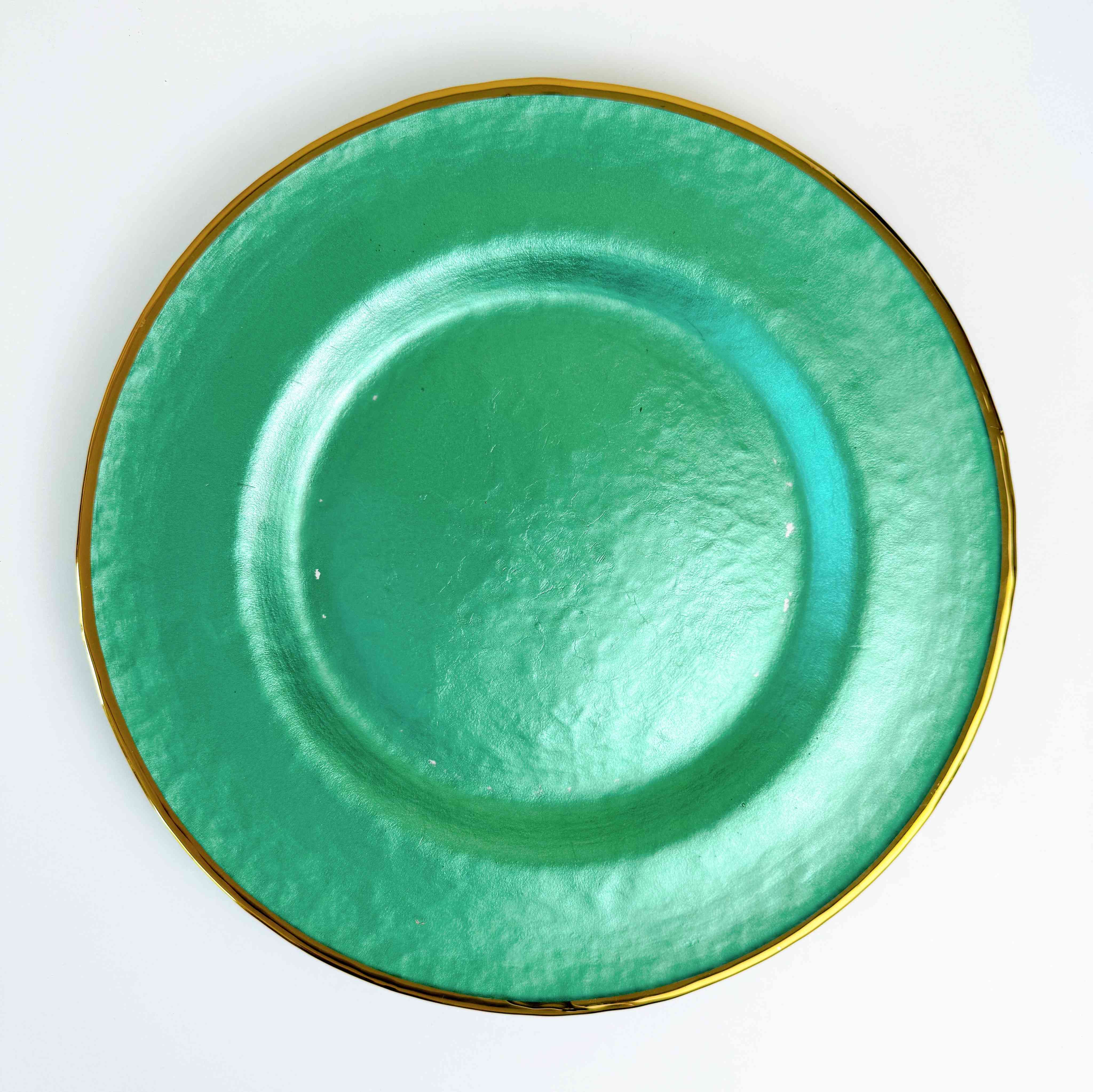 Set tiệc xanh vàng luxury