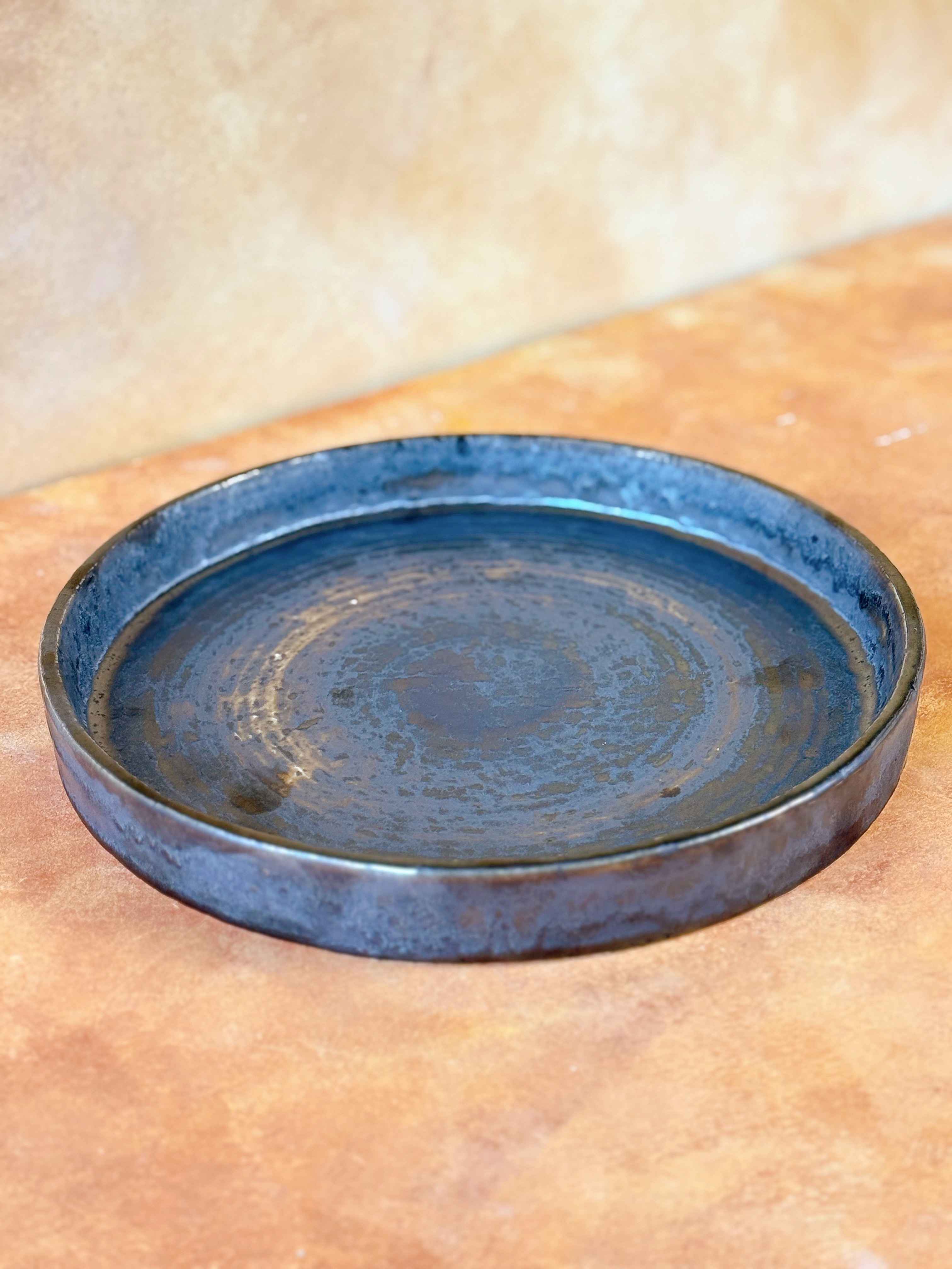 Bộ bát đĩa cao cấp phong cách Nhật Bản màu nâu hỏa biến