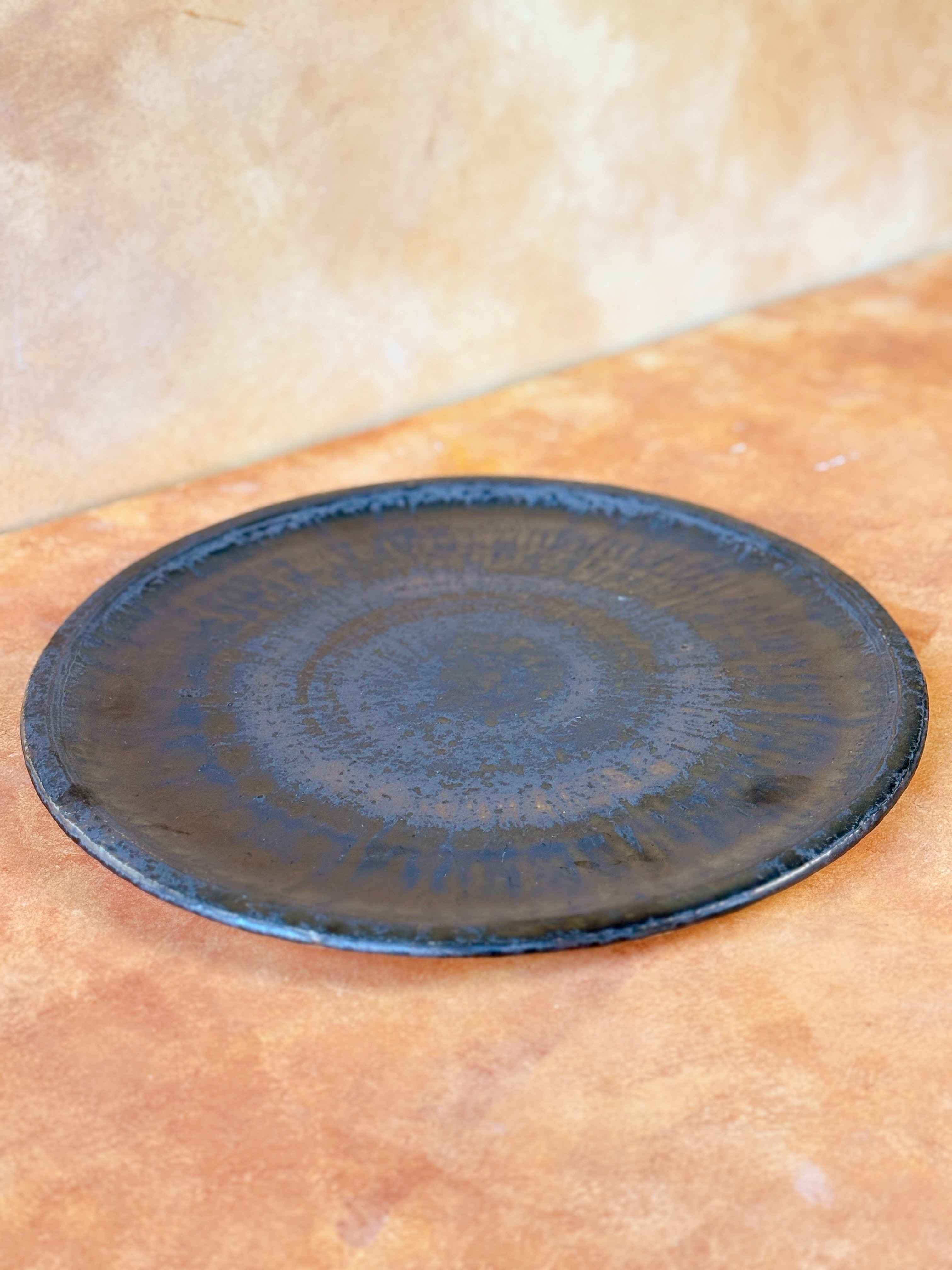 Bộ bát đĩa cao cấp phong cách Nhật Bản màu nâu hỏa biến