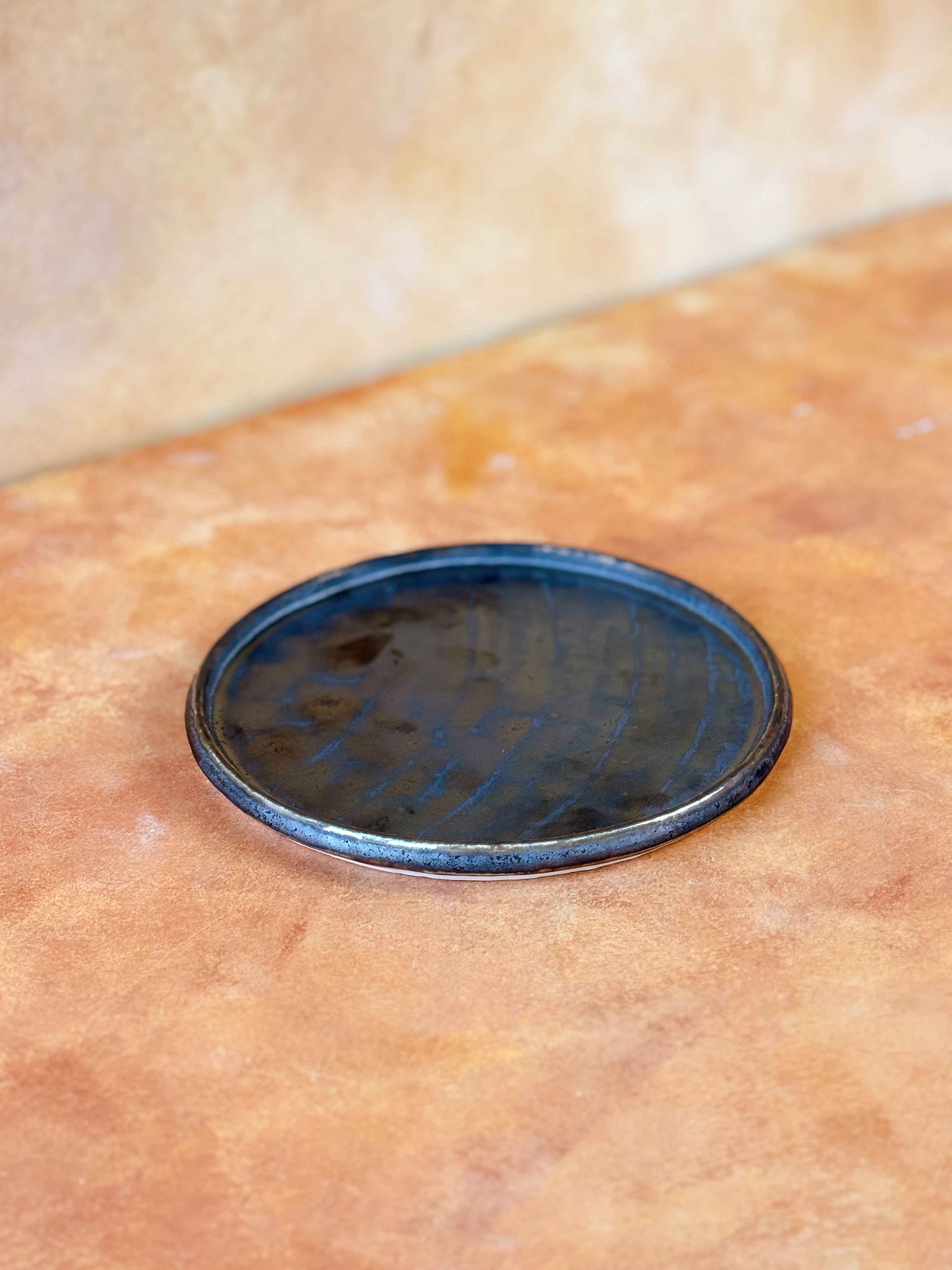 Bộ bát đĩa cao cấp phong cách Nhật Bản màu nâu hỏa biến