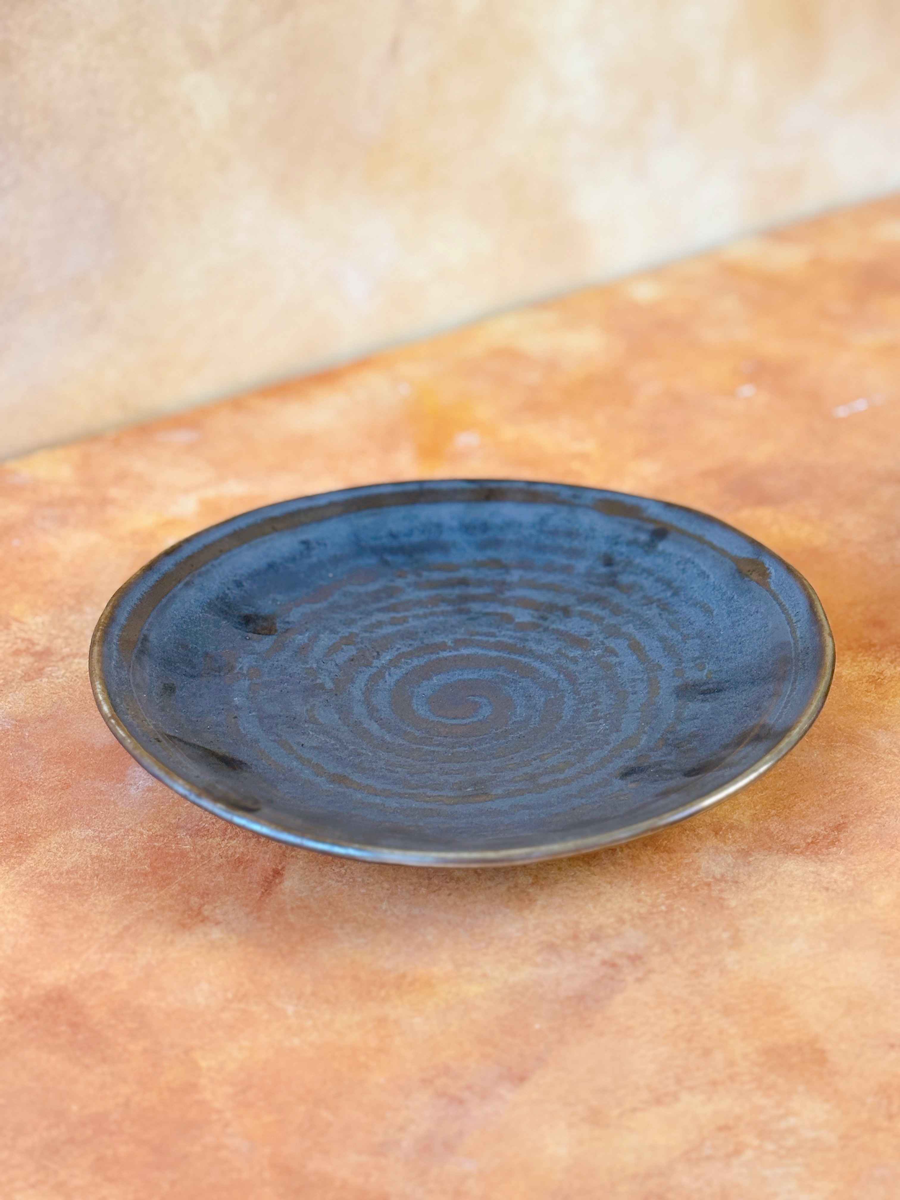 Bộ bát đĩa cao cấp phong cách Nhật Bản màu nâu hỏa biến