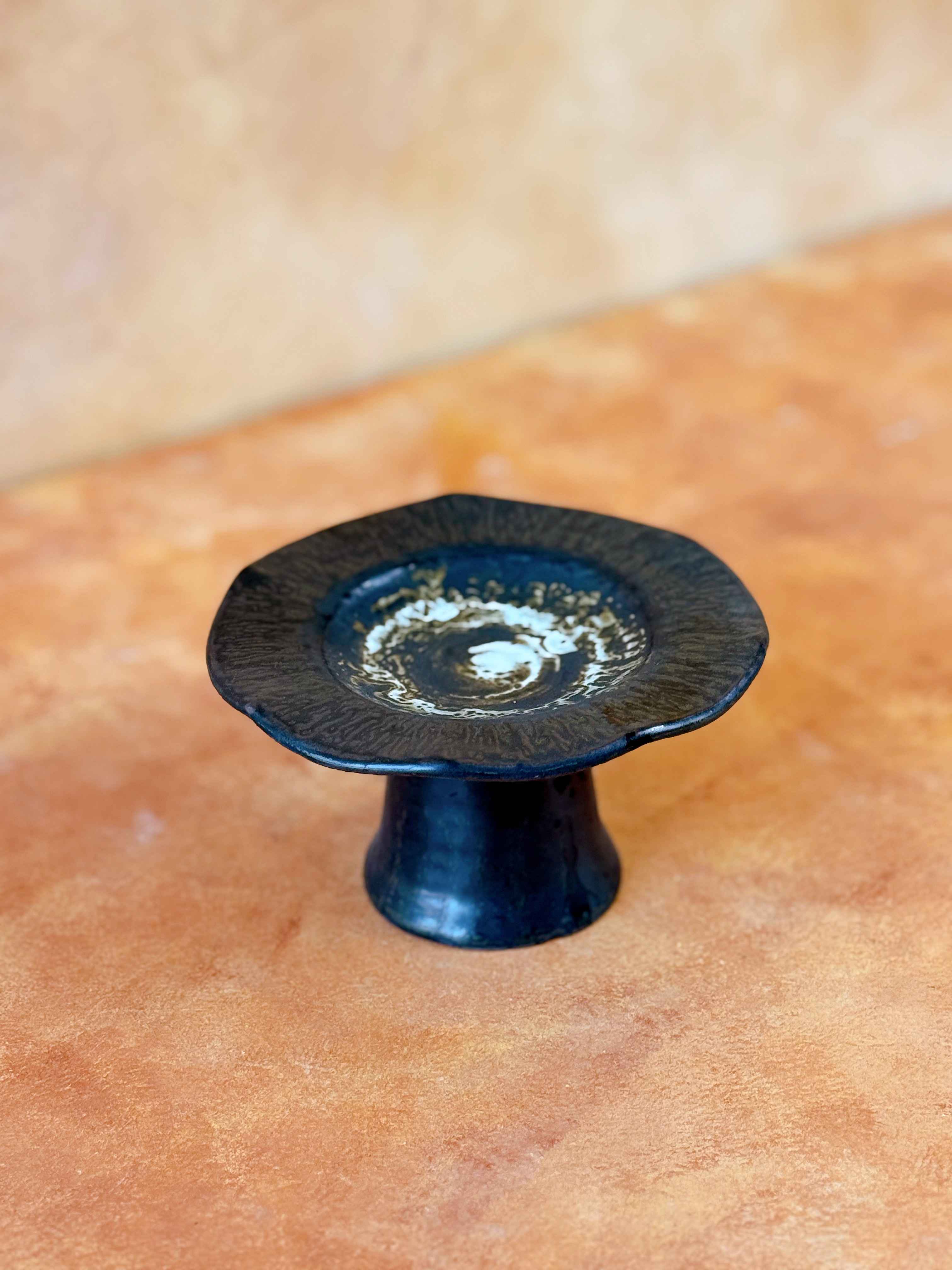 Bộ bát đĩa cao cấp phong cách Nhật Bản màu nâu hỏa biến