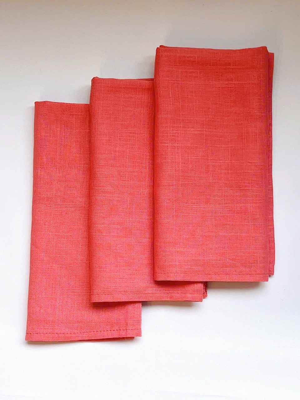 Napkin xước nâu cam