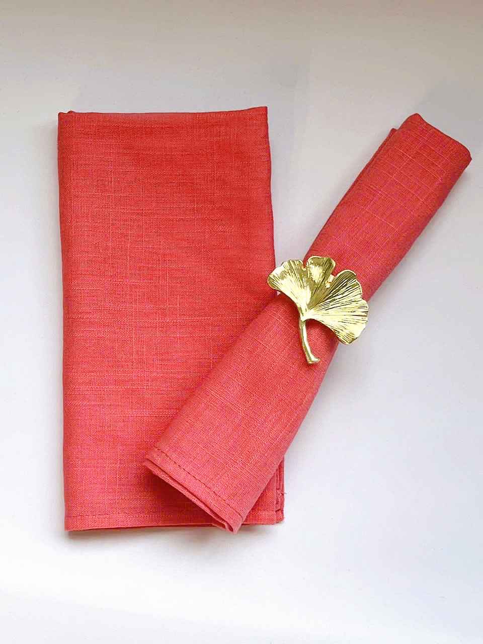 Napkin xước nâu cam