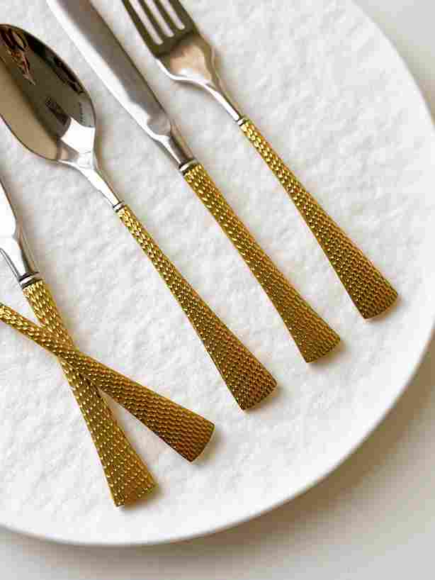 Set tiệc bí xanh vàng gold
