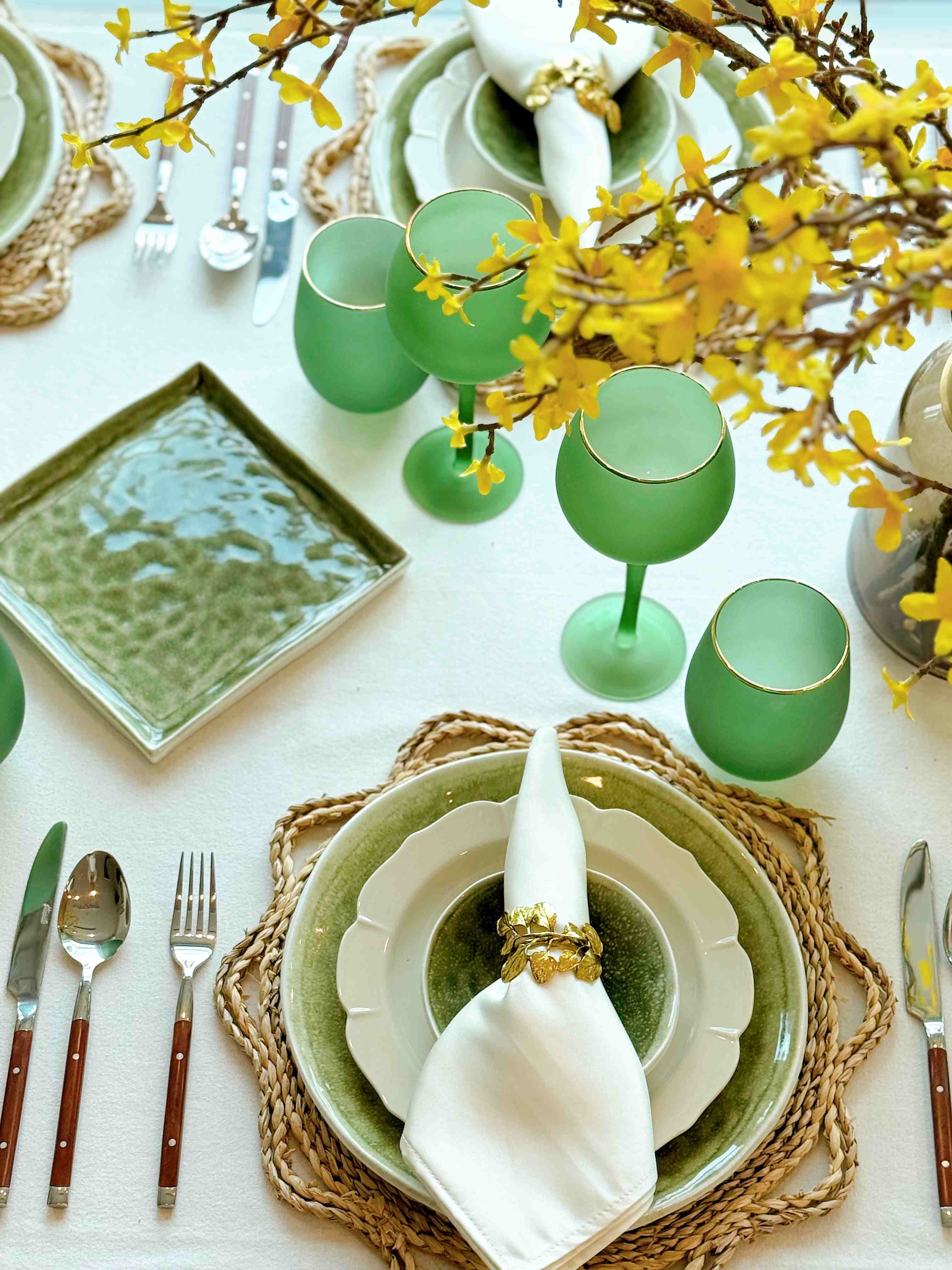 Set tiệc vintage cốm bóng