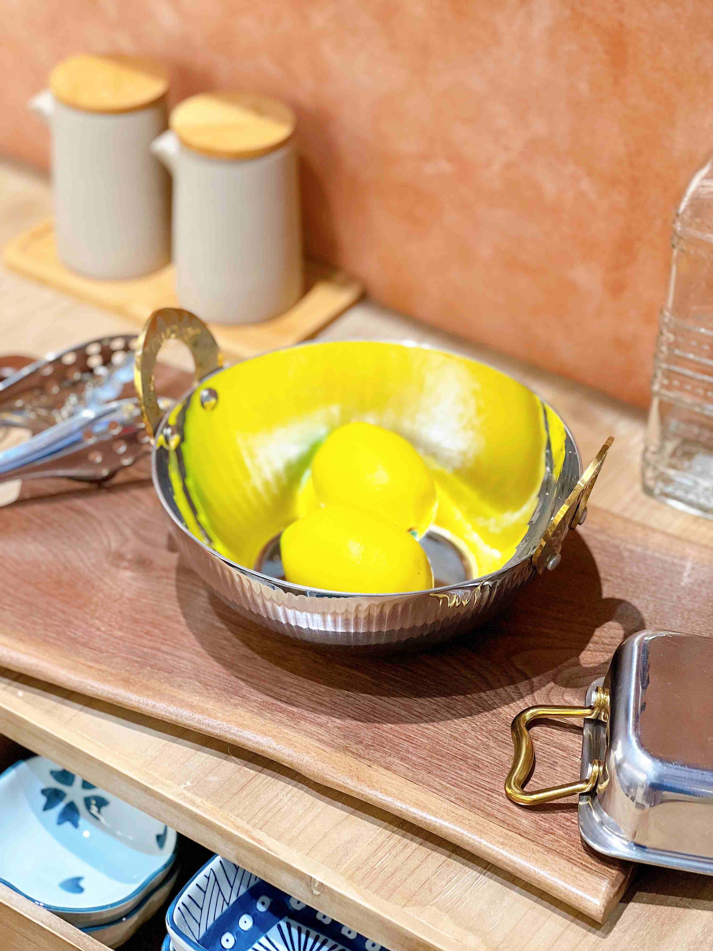 Yapa Bowl 2quai sọc bạc 20cm