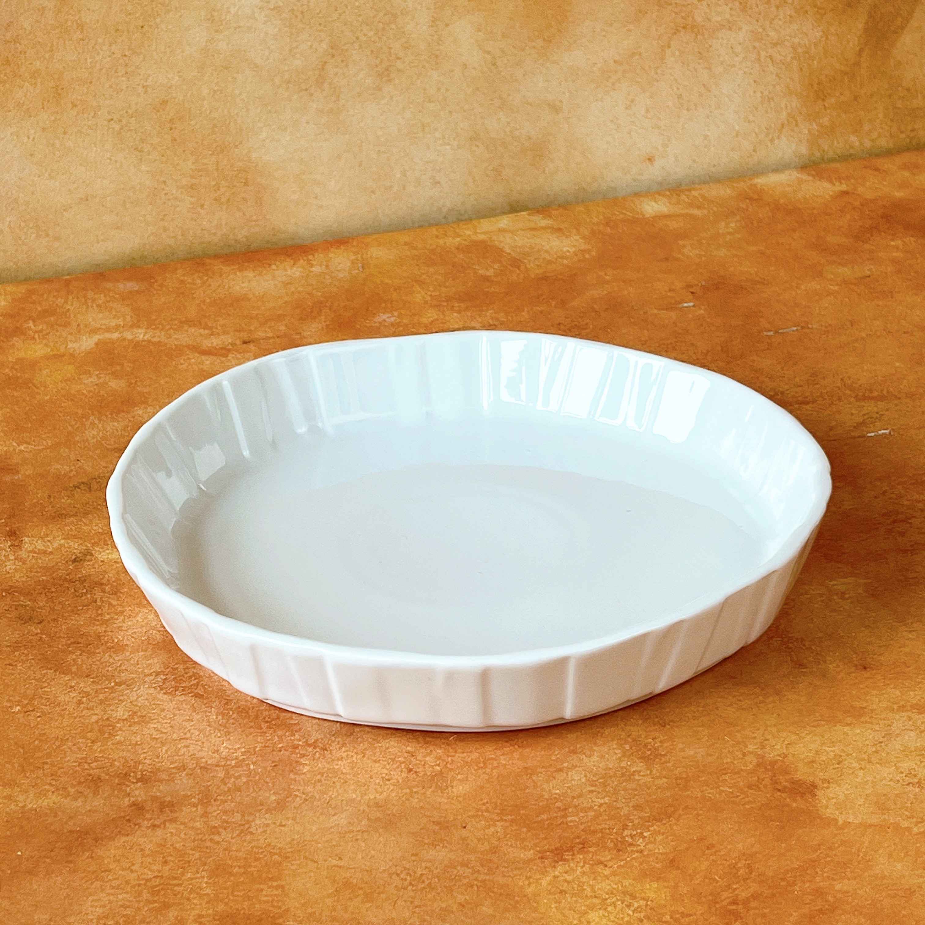 Bộ bát đĩa cao cấp phong cách hiện đại họa tiết quạt trắng