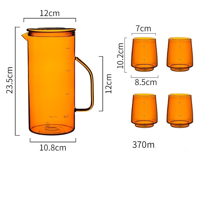 Bộ bình 4 cốc TT