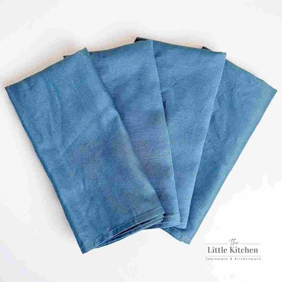 Set tiệc xanh blue và trắng