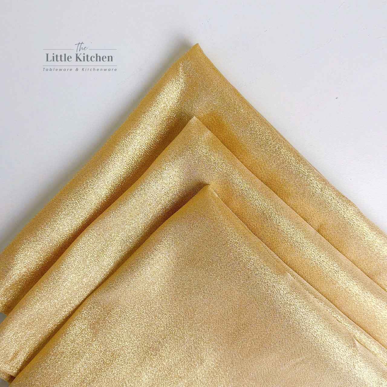 Napkin vàng nhũ 46