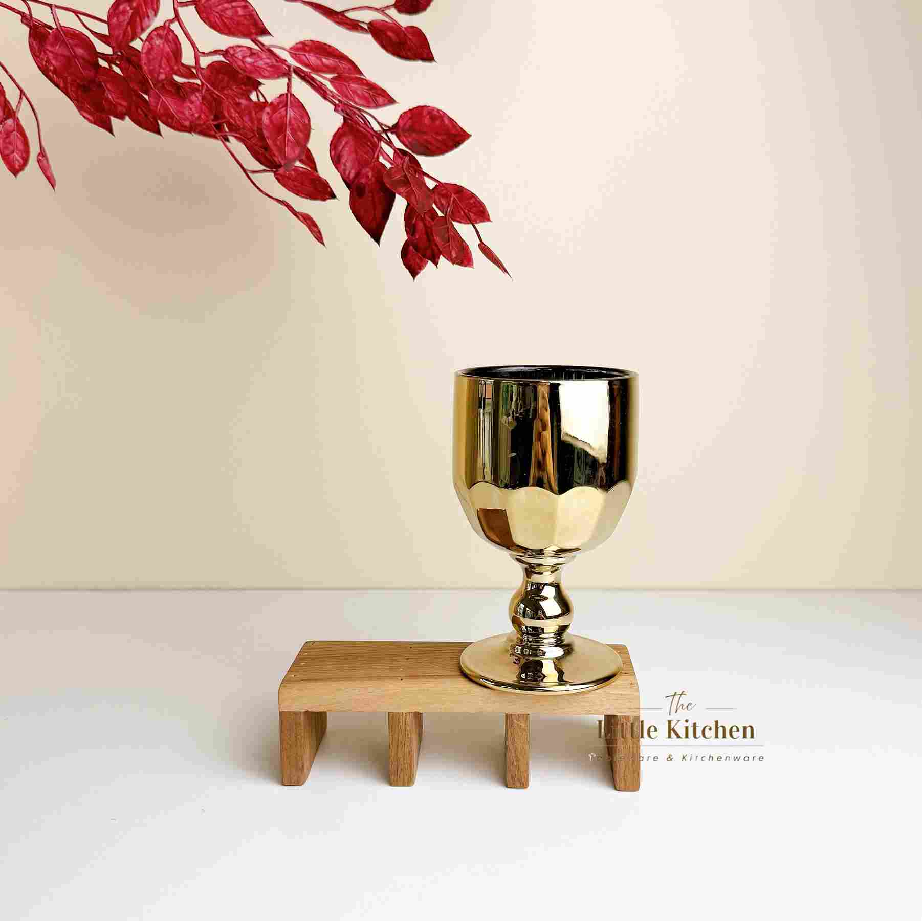 Ly thuỷ tinh vàng 13