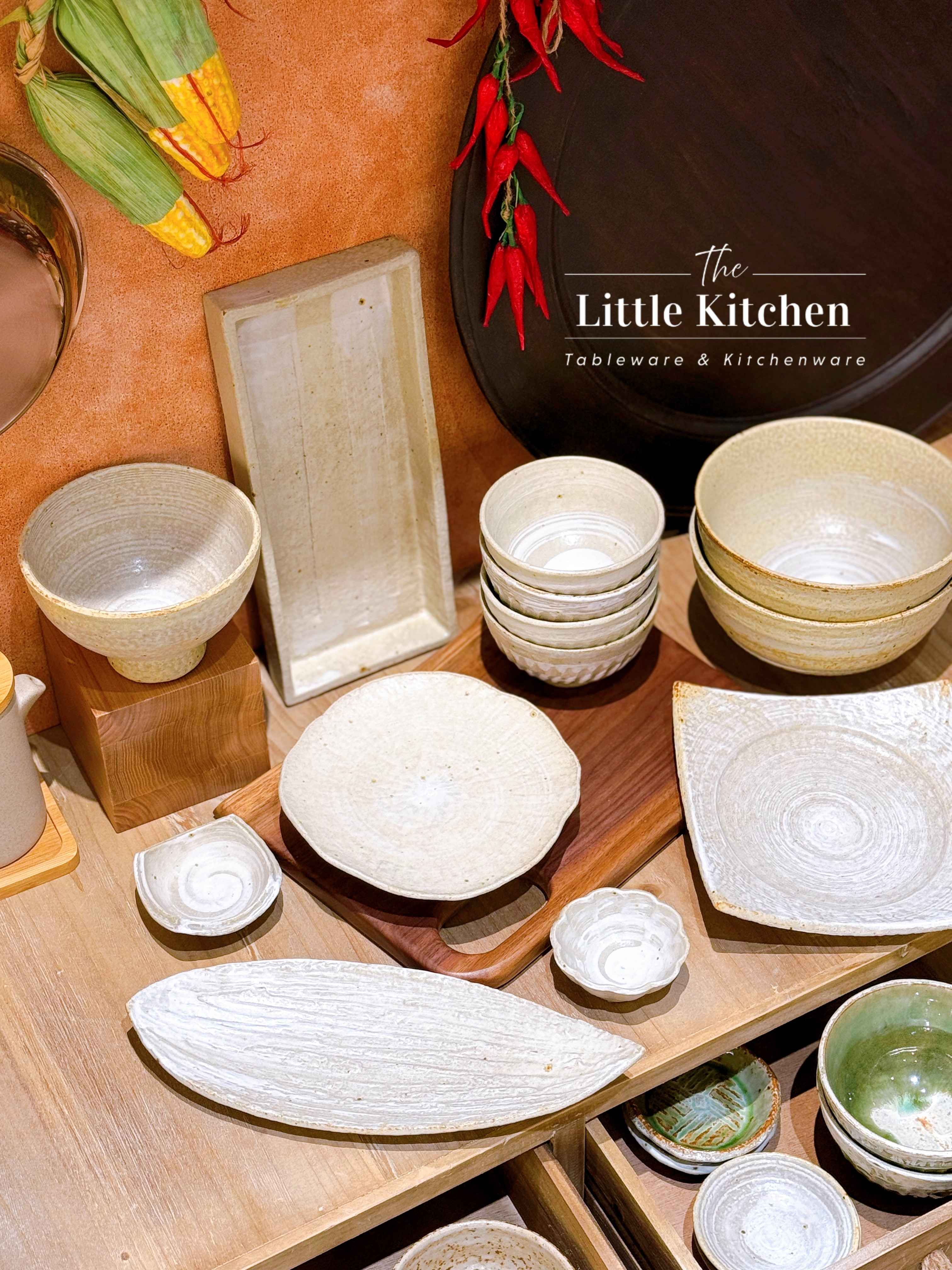 Bộ bát đĩa cao cấp phong cách Nhật Bản màu be loang lì