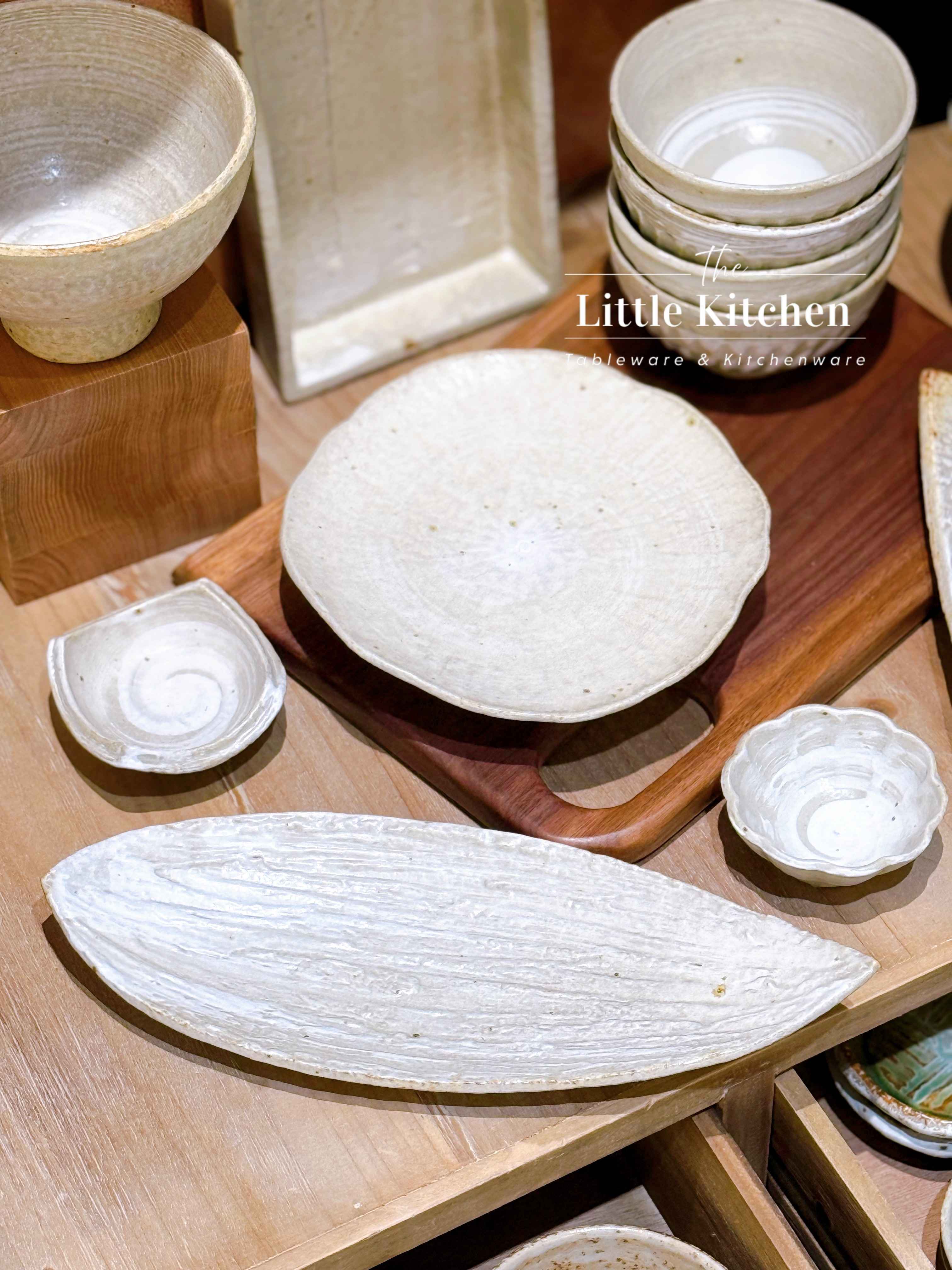 Bộ bát đĩa cao cấp phong cách Nhật Bản màu be loang lì