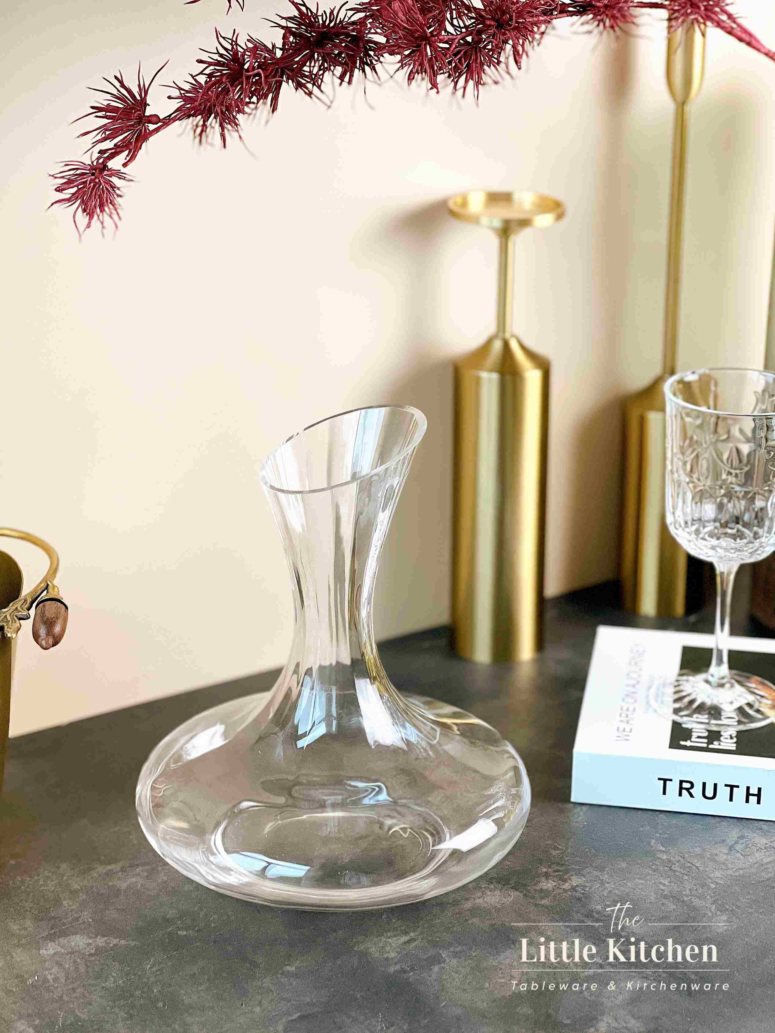 Decanter gân trắng
