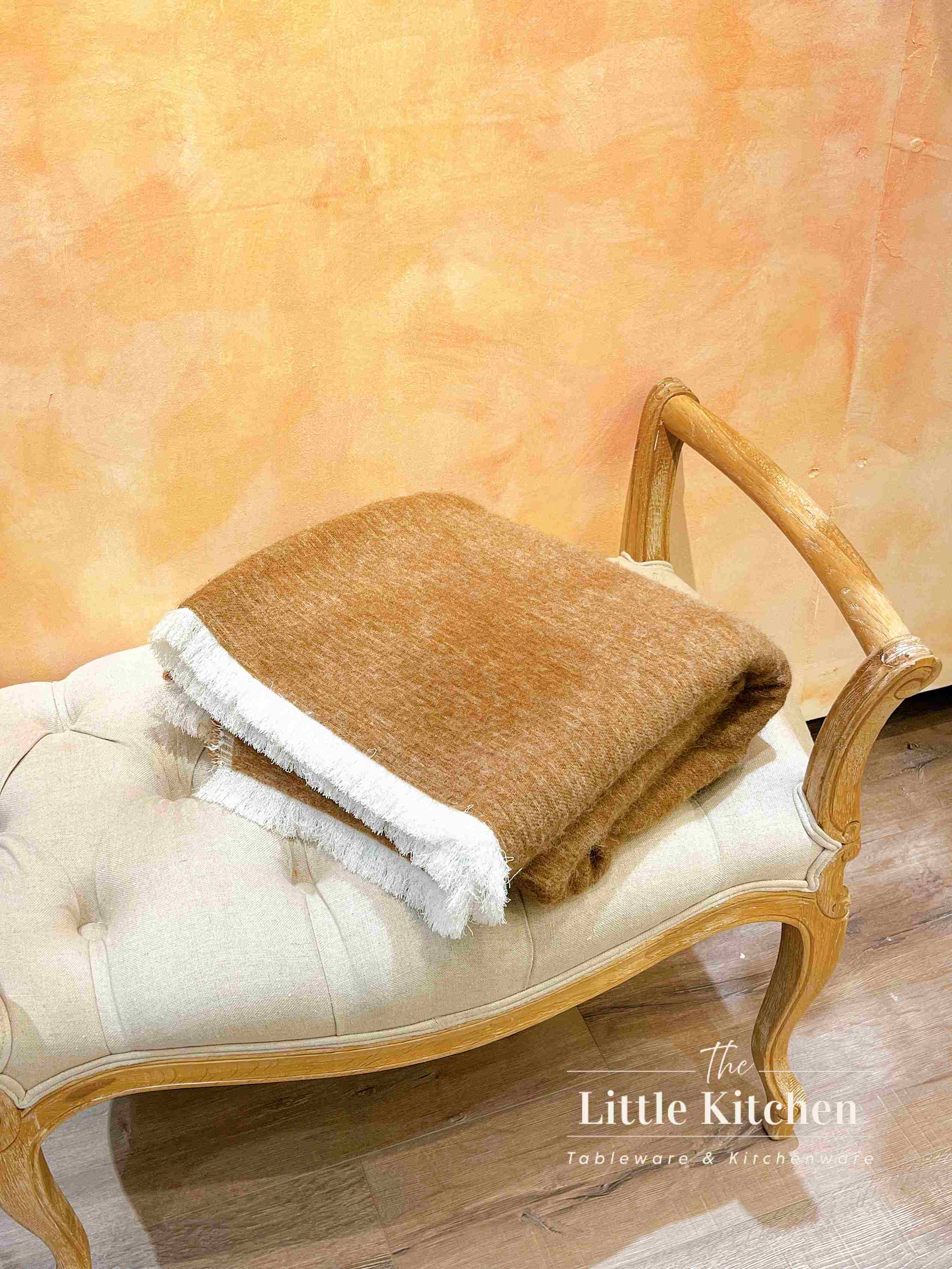 Chăn lông cừu nâu