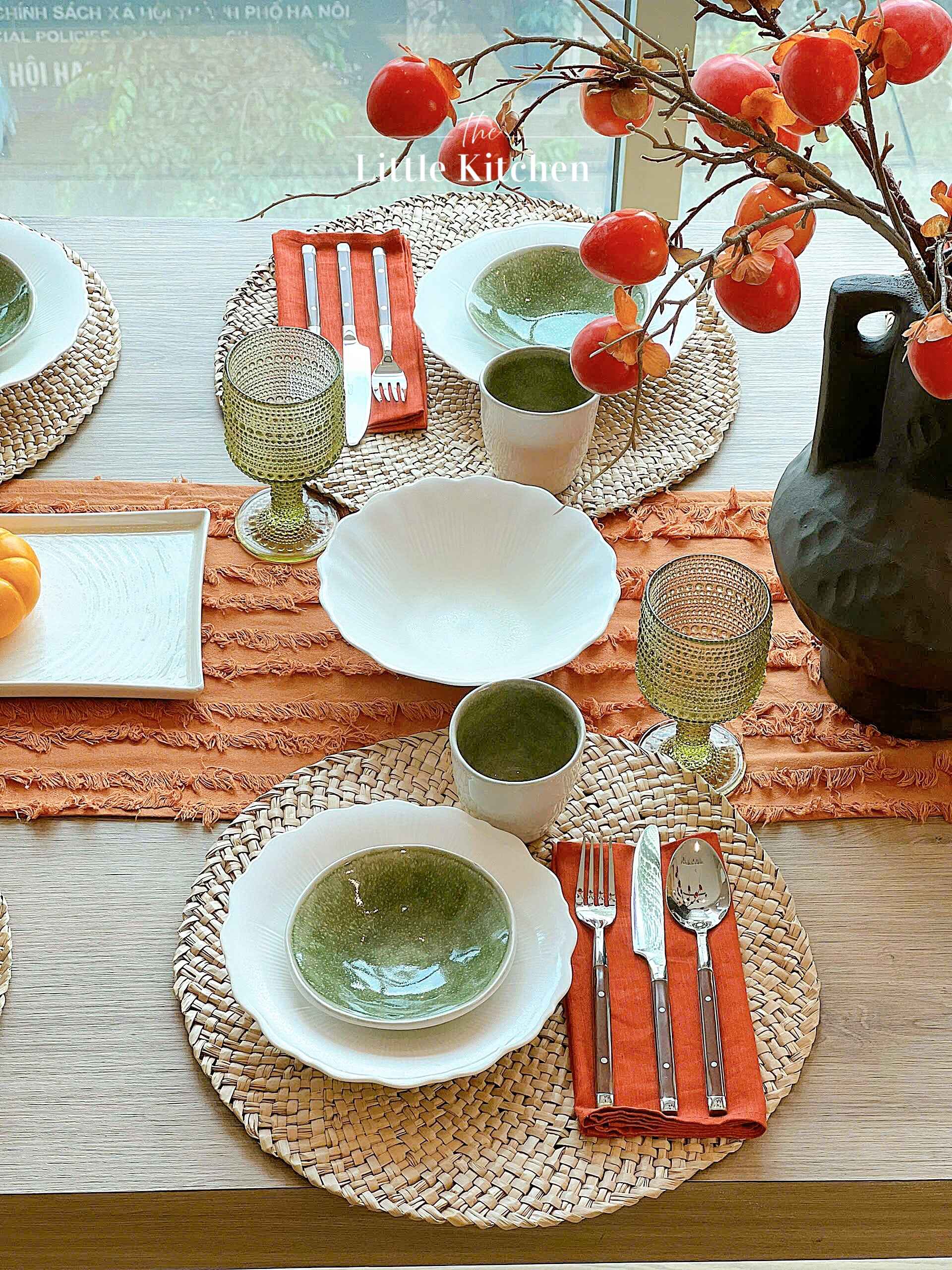 Set tiệc phong cách đồng quê mùa thu