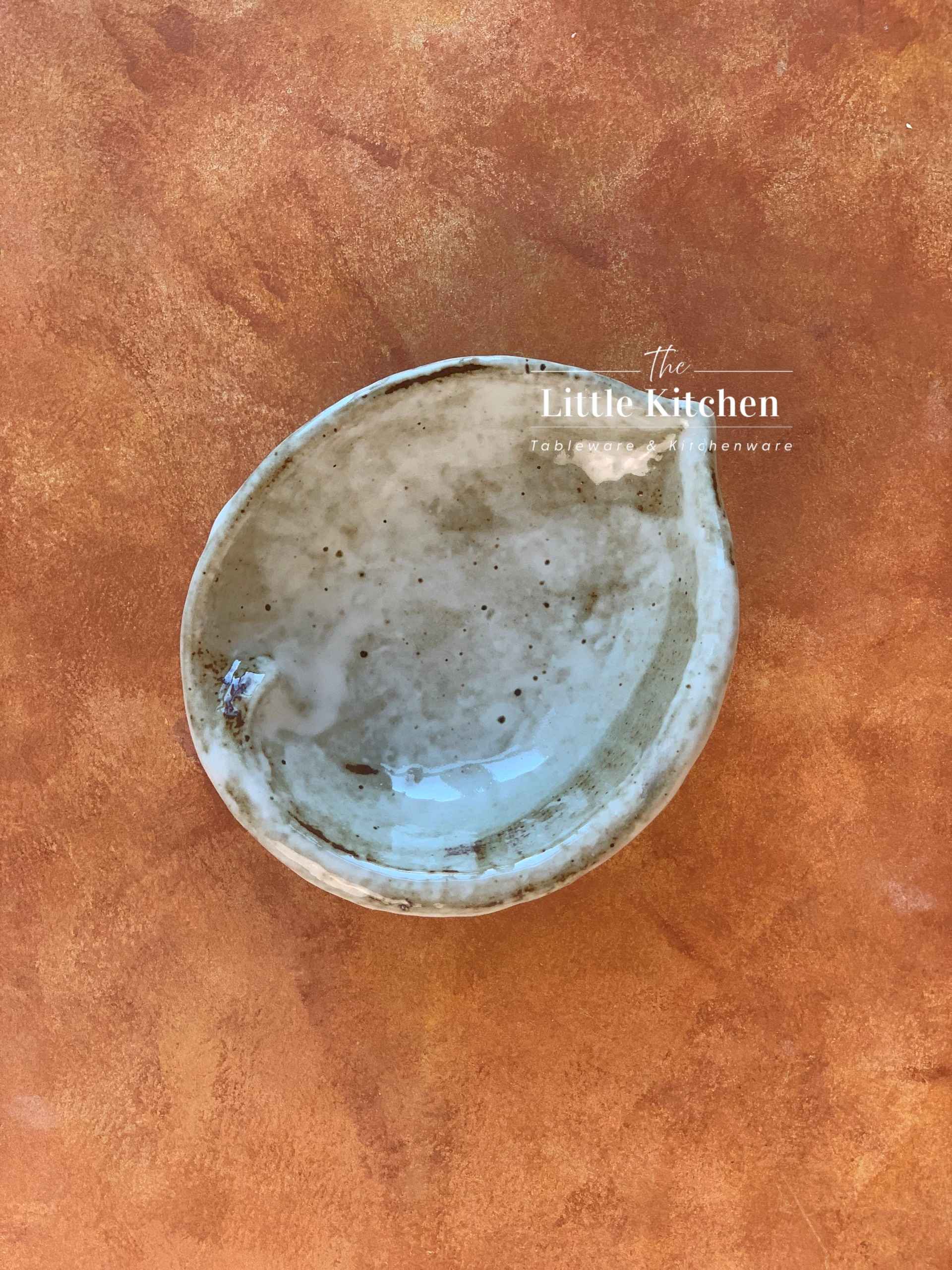 Bộ bát đĩa cao cấp phong cách Nhật Bản họa tiết loang màu be