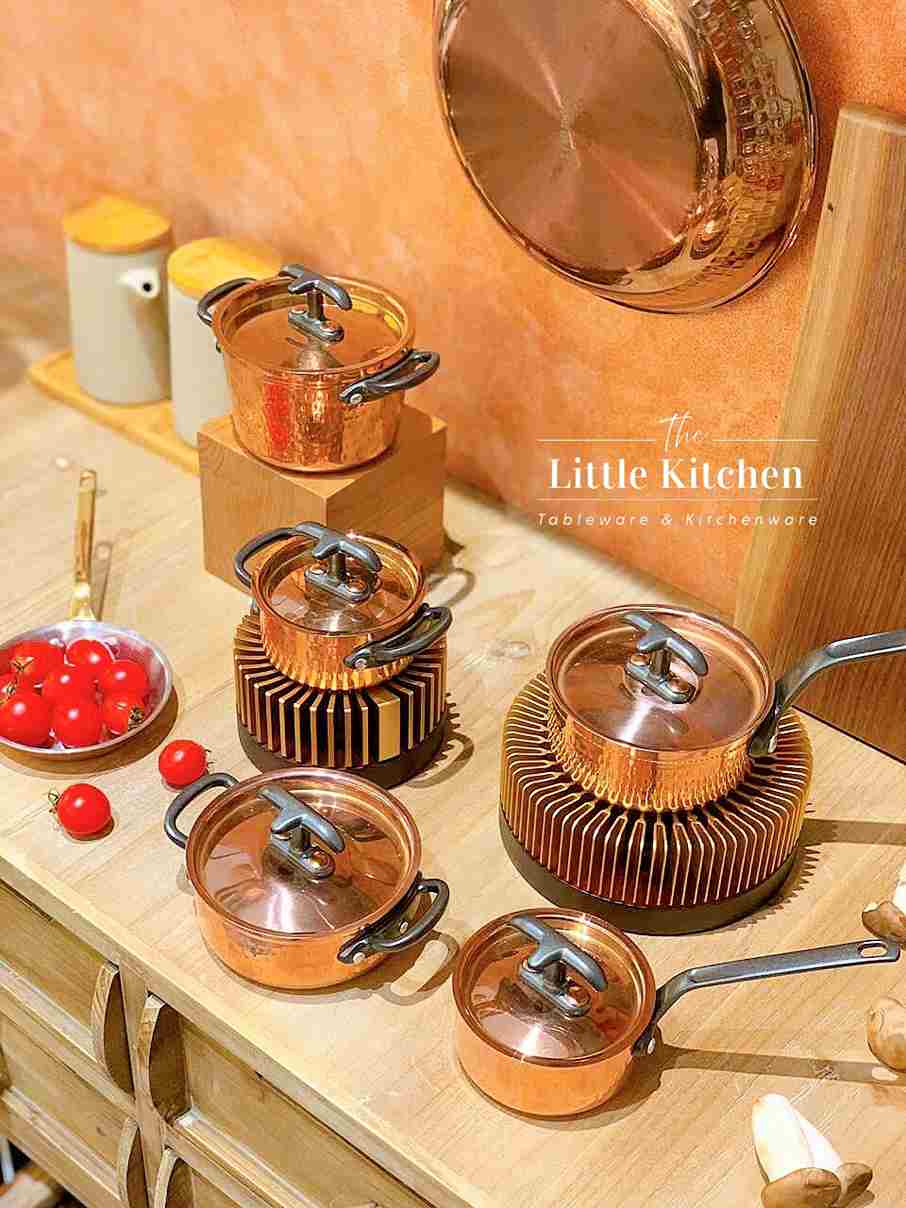 Set tiệc ghi nâu nồi đồng