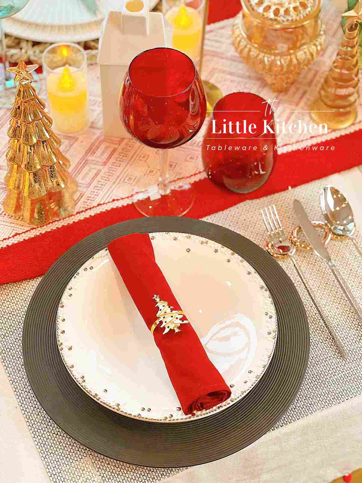 Set tiệc tone đỏ