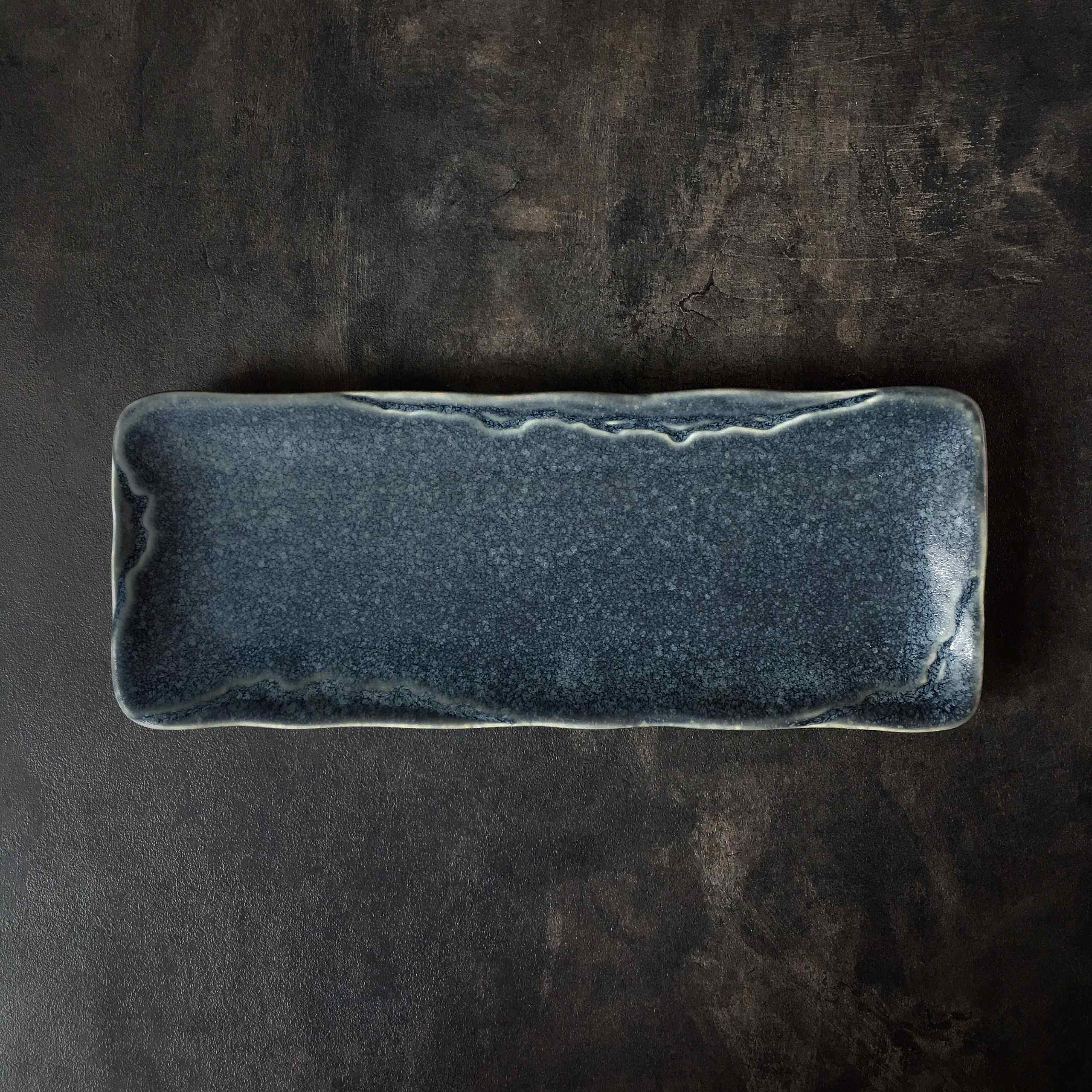 Bộ bát đĩa cao cấp  màu lam men lì