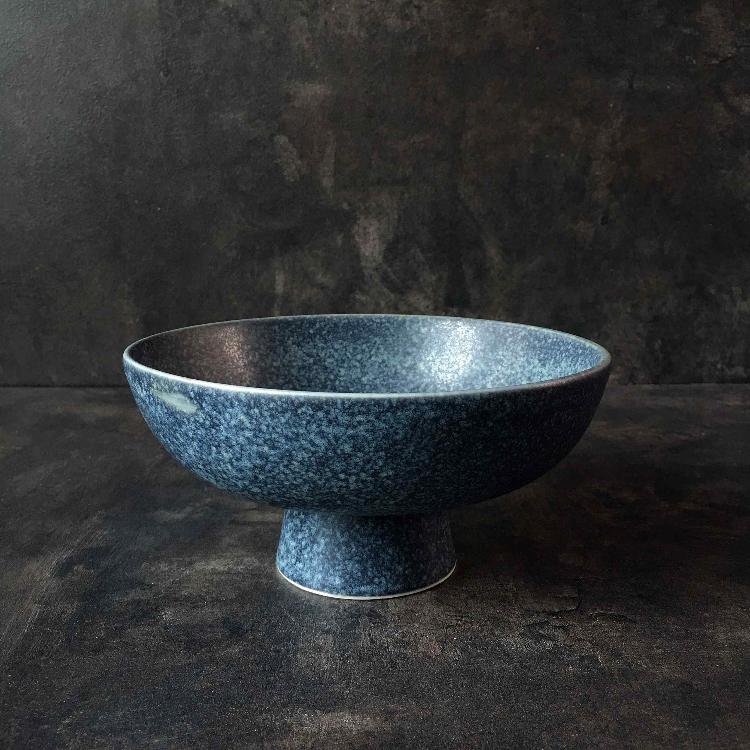 Bộ bát đĩa cao cấp  màu lam men lì