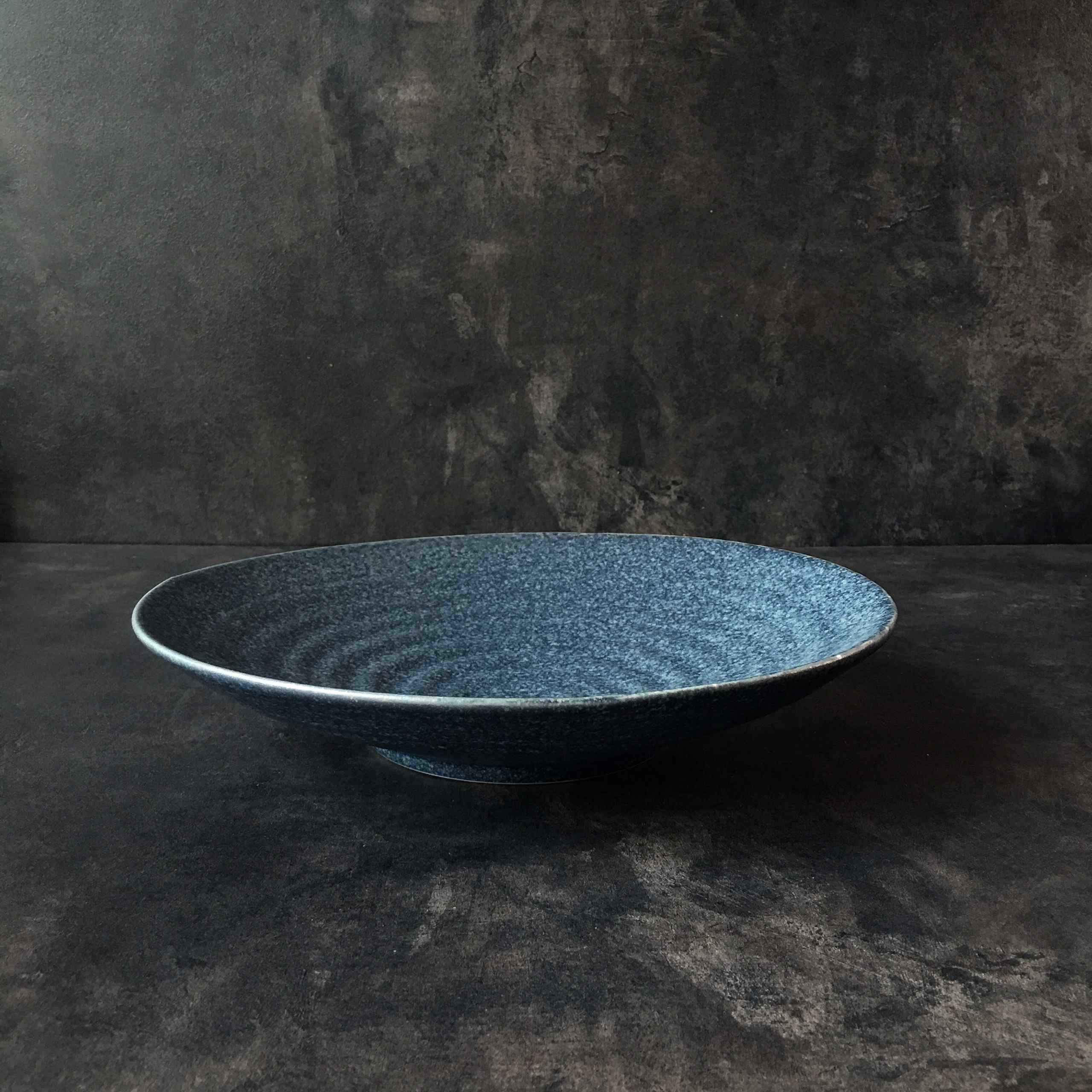 Bộ bát đĩa cao cấp  màu lam men lì