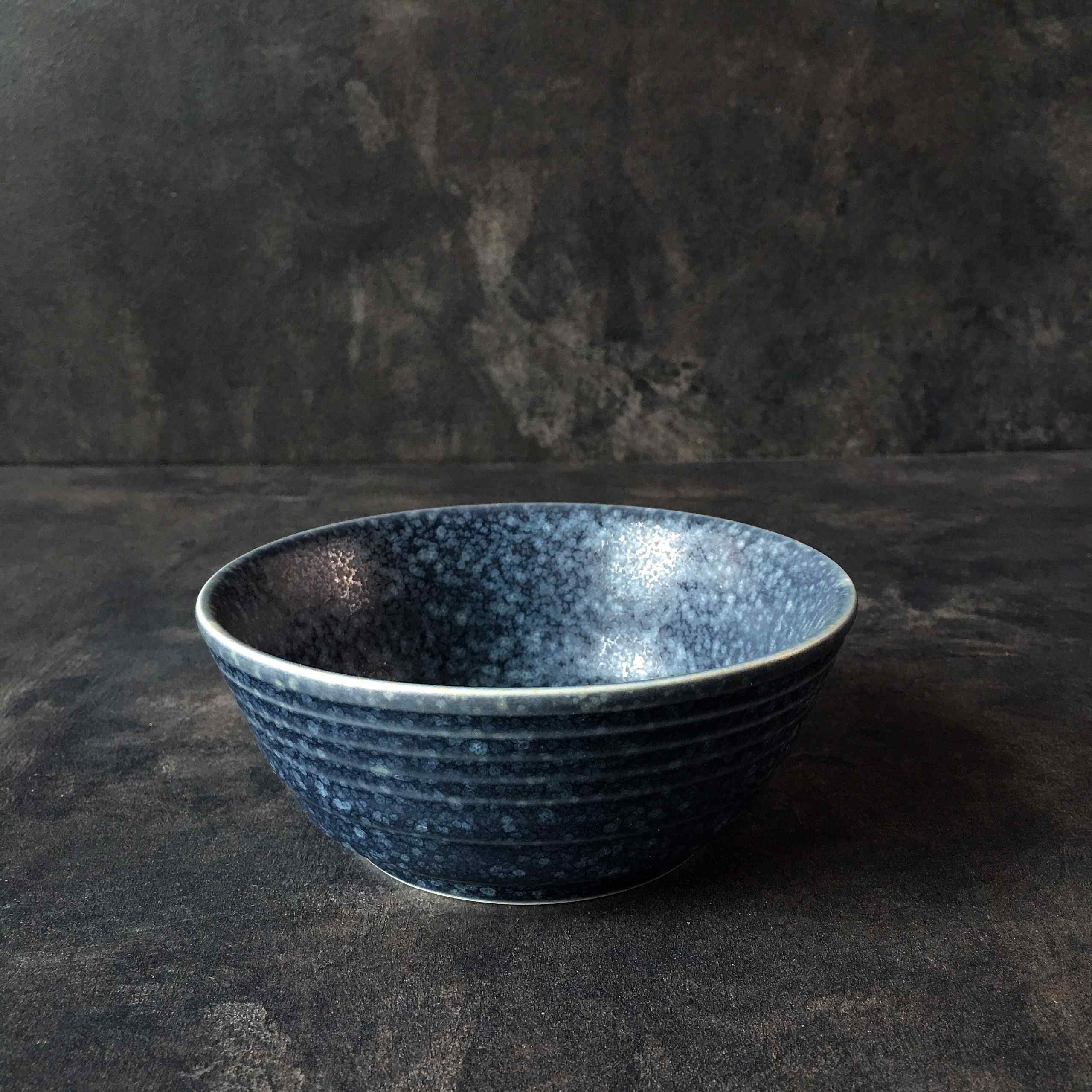 Bộ bát đĩa cao cấp  màu lam men lì