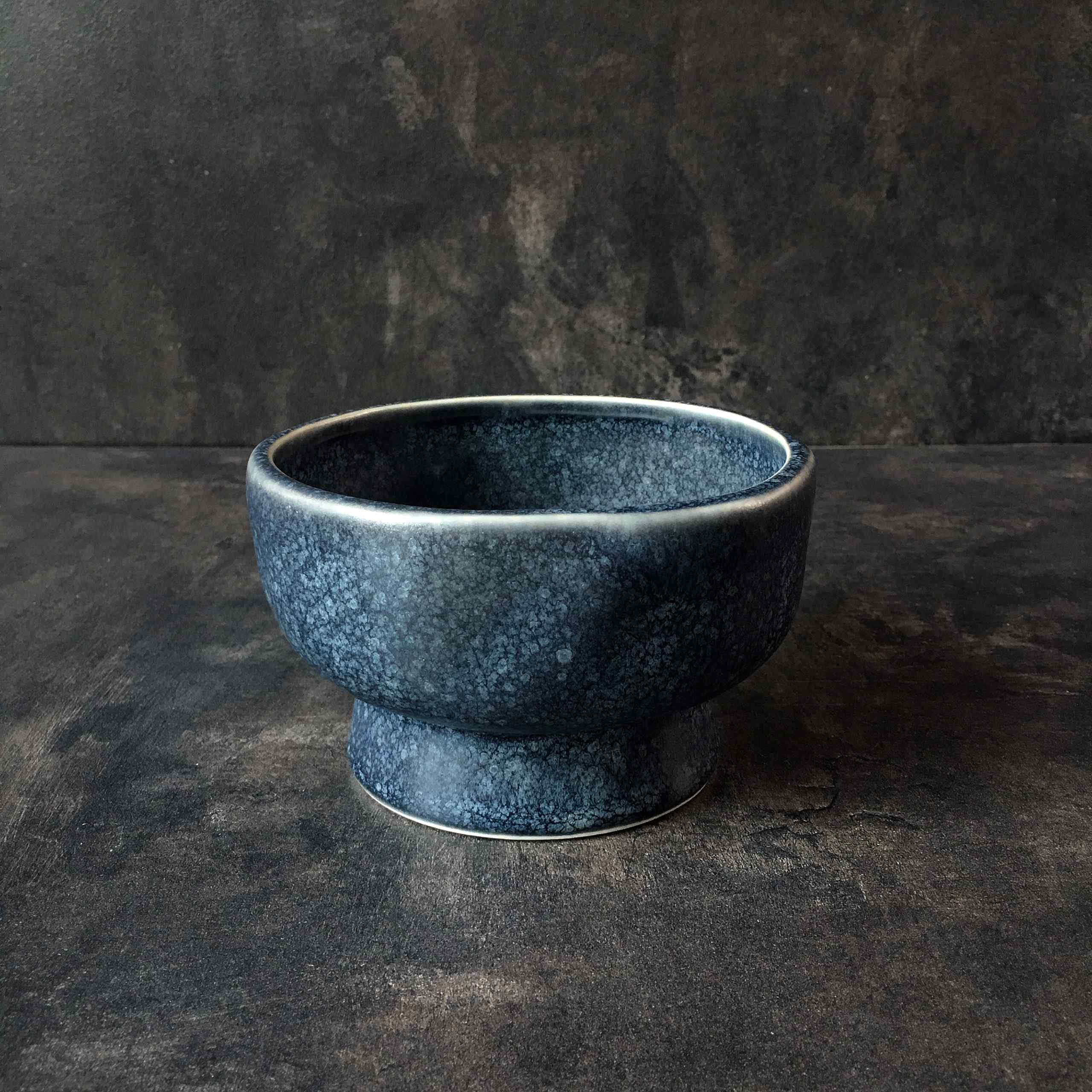 Bộ bát đĩa cao cấp  màu lam men lì