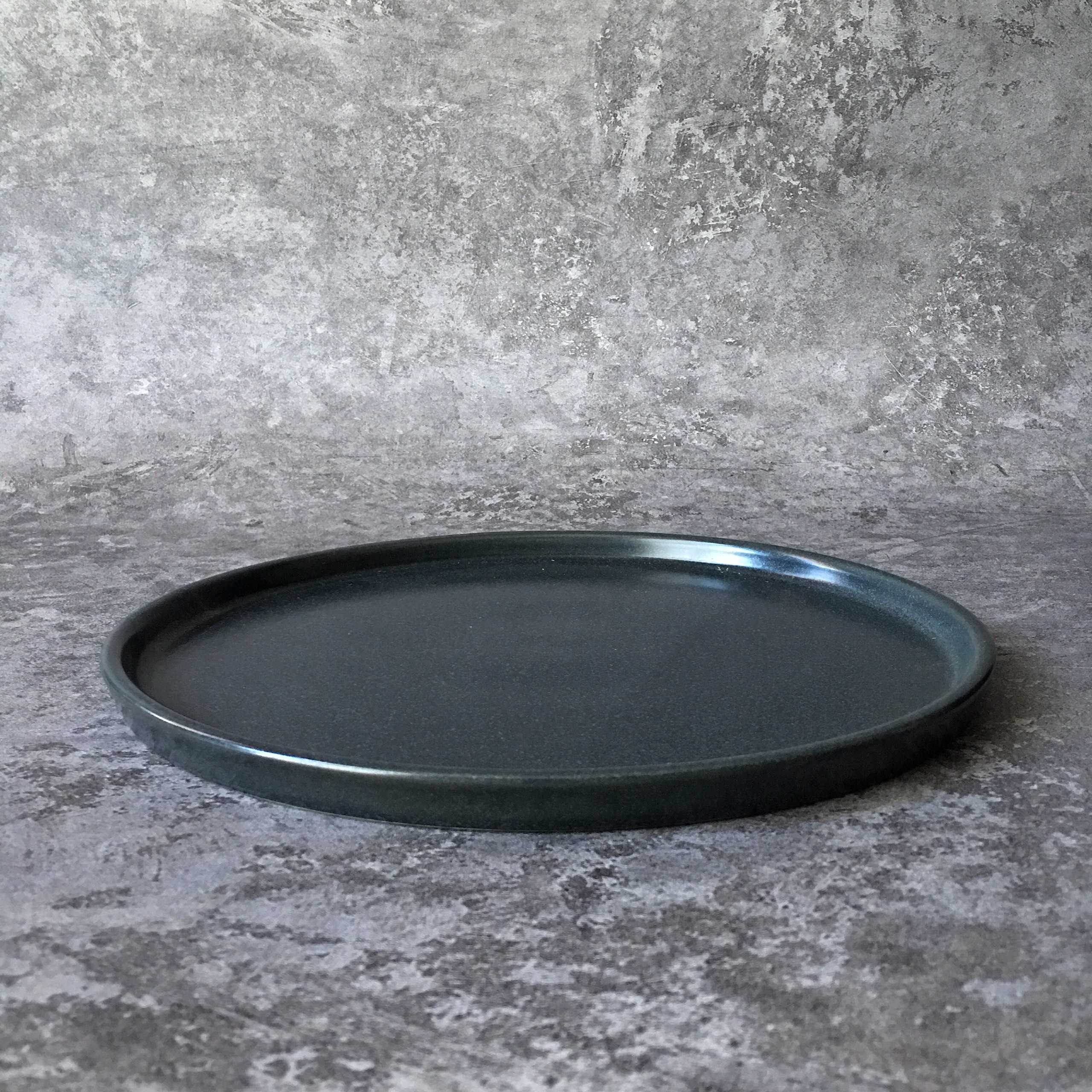 Bộ bát đĩa cao cấp màu ghi họa tiết đen đốm