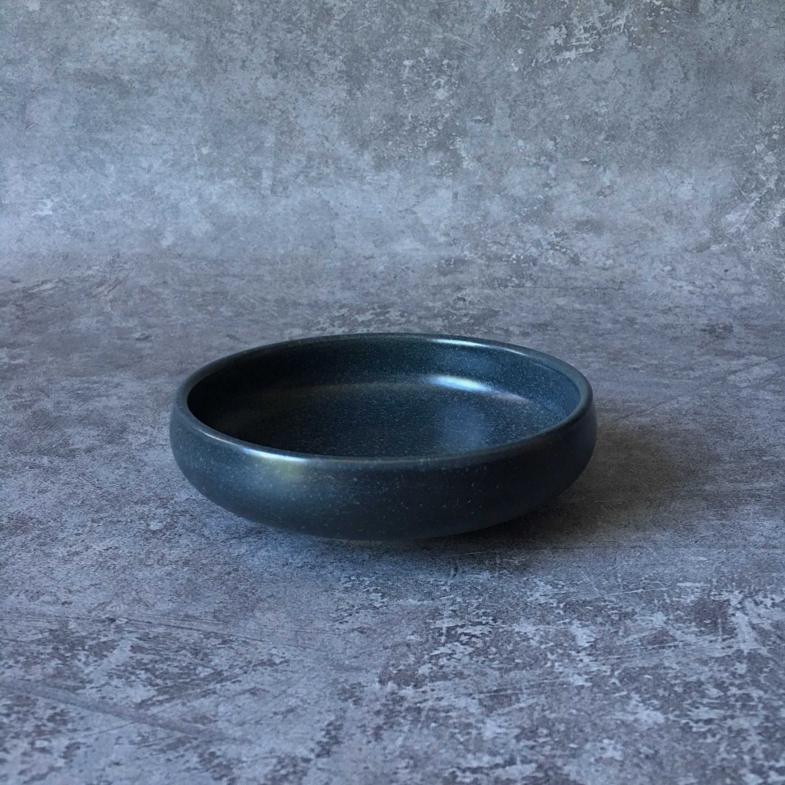 Bộ bát đĩa cao cấp màu ghi họa tiết đen đốm