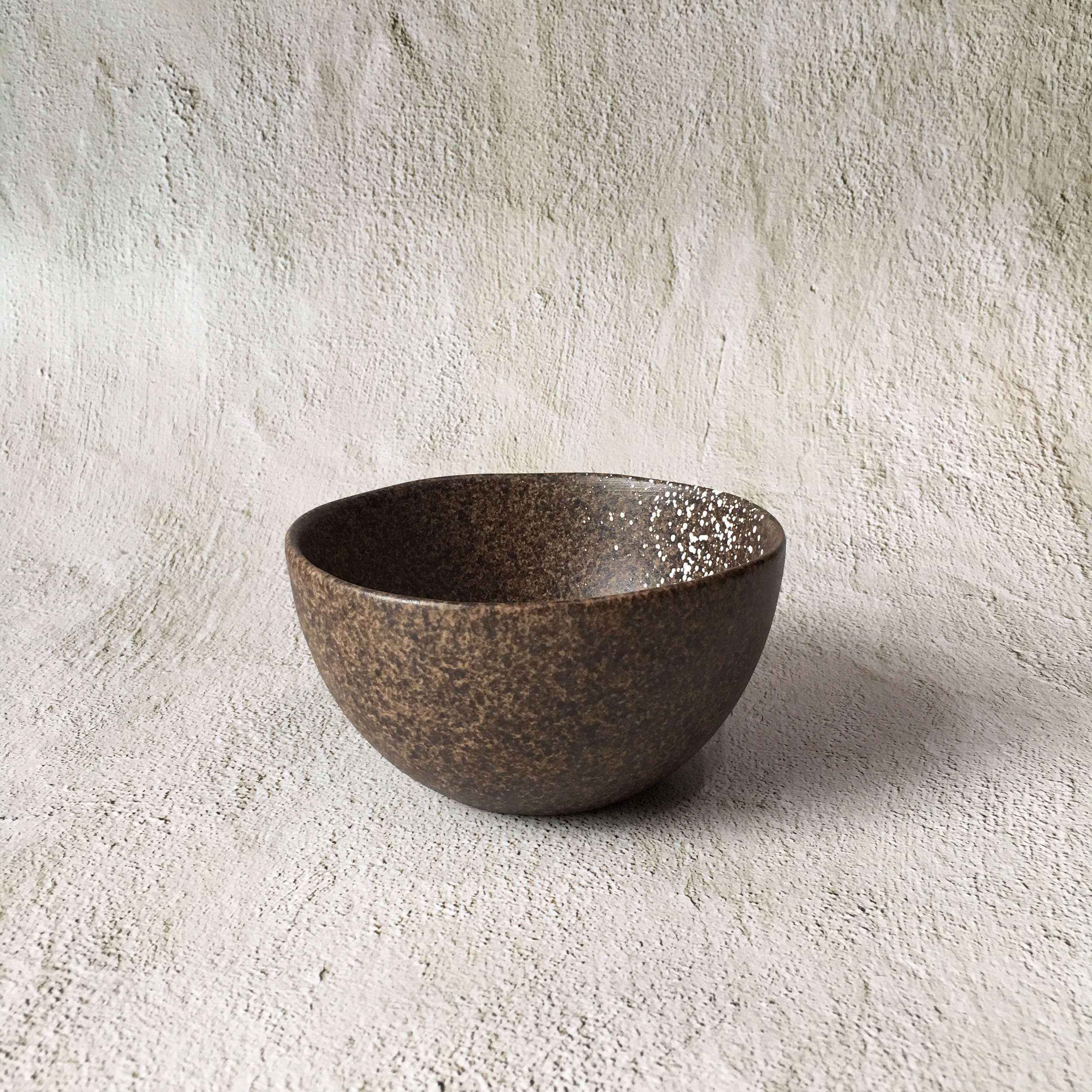 Bộ bát đĩa gia đình cao cấp  màu nâu đốm trắng men lì