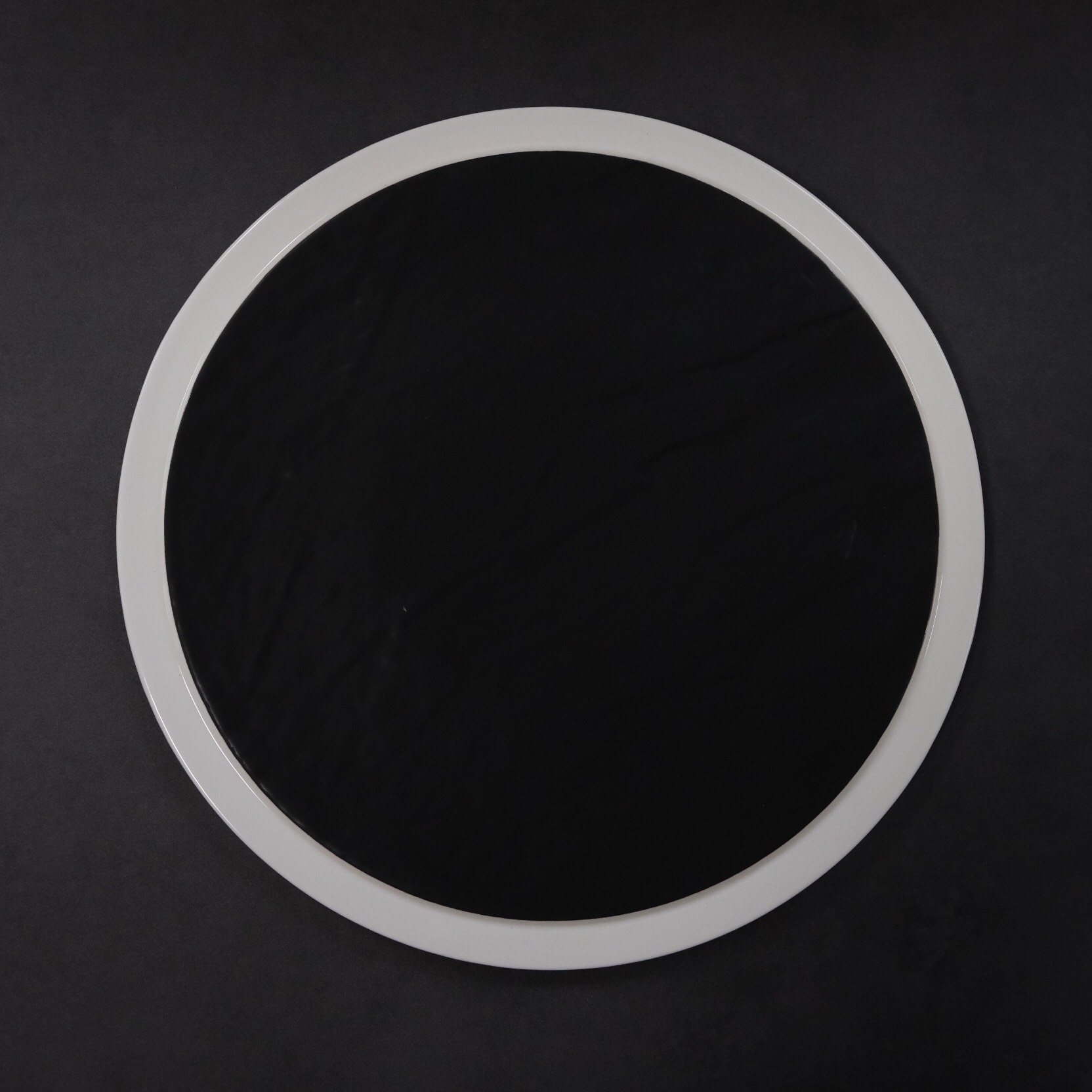 Bộ đĩa nhà hàng cao cấp màu đen viền trắng