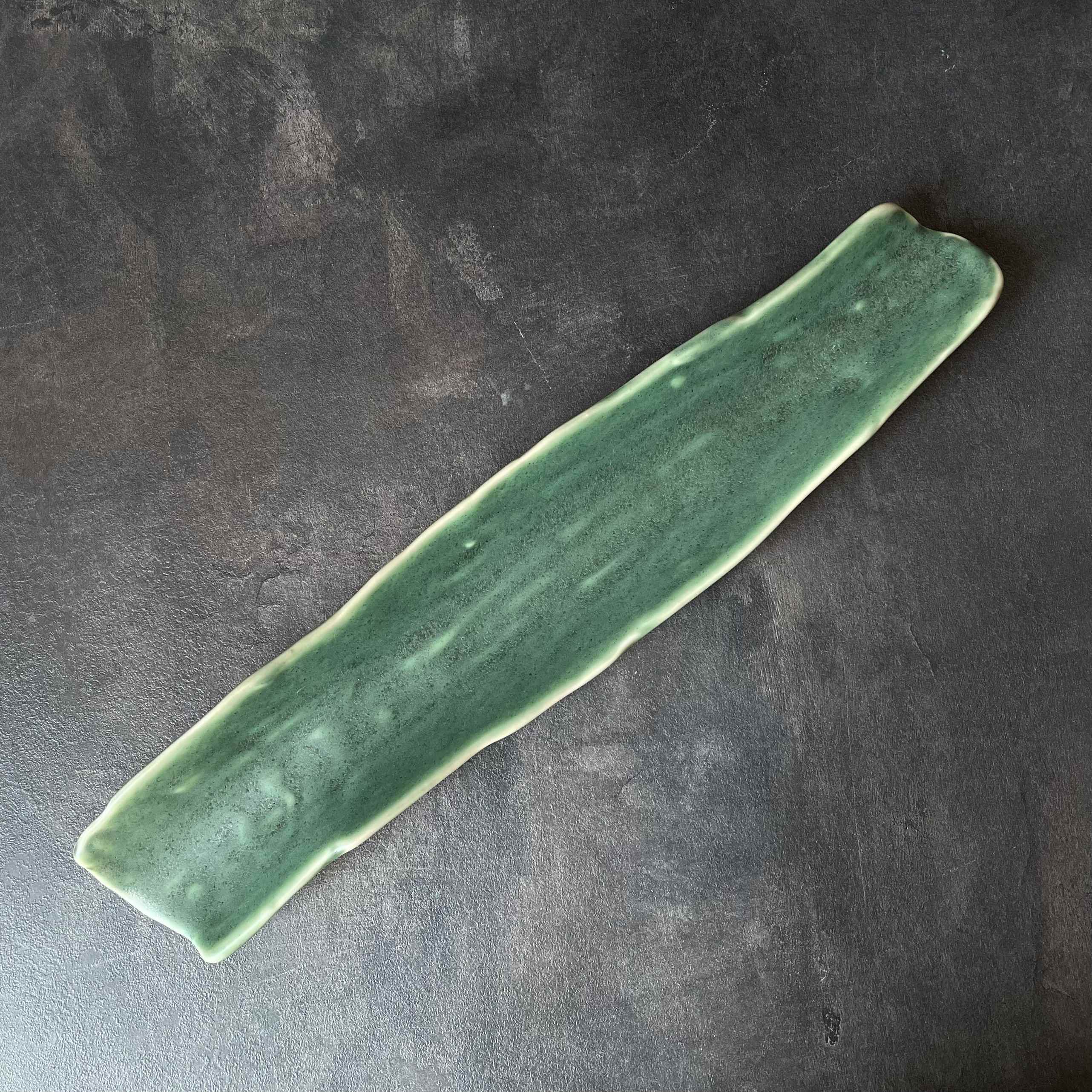 Bộ bát đĩa cao cấp phong cách Á màu lục men lì