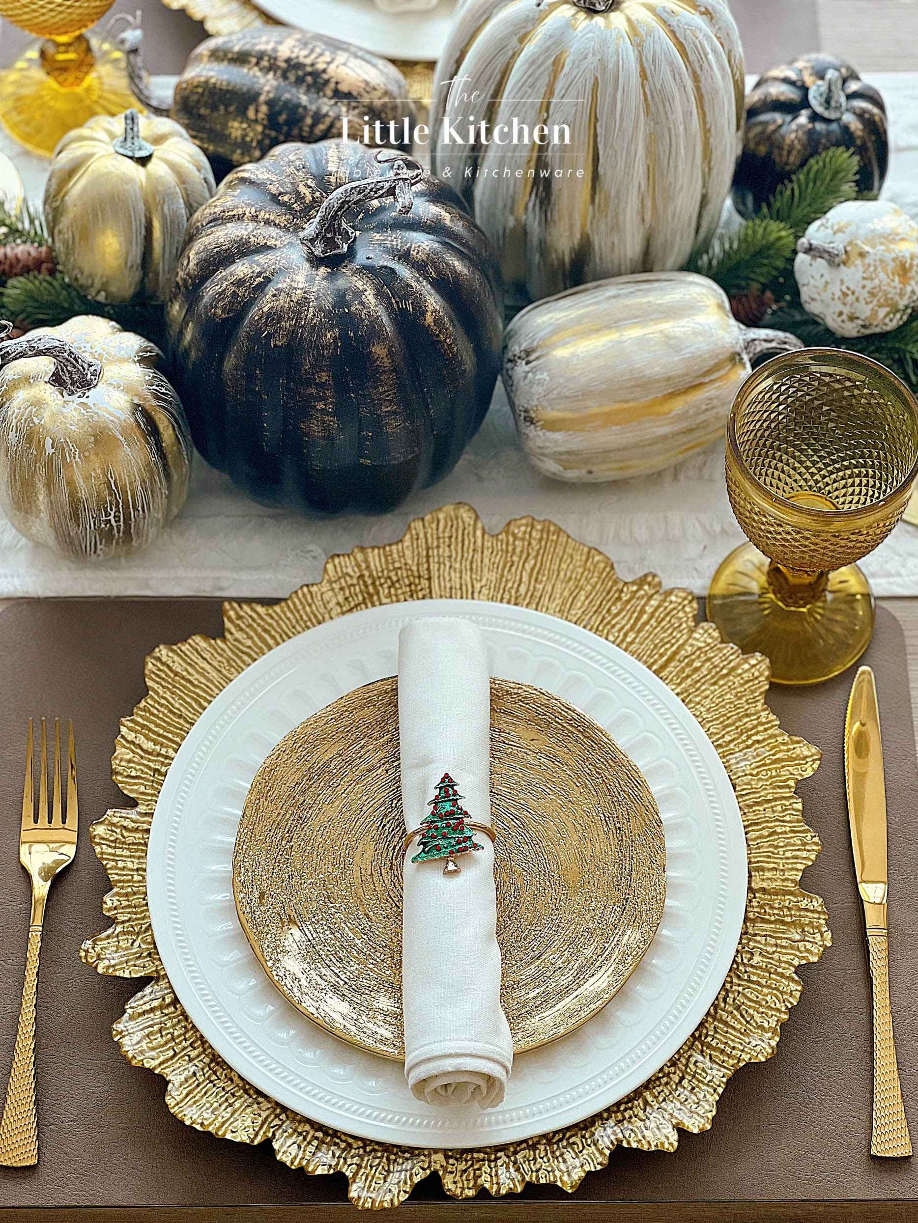 Set tiệc Thanks Giving Gold