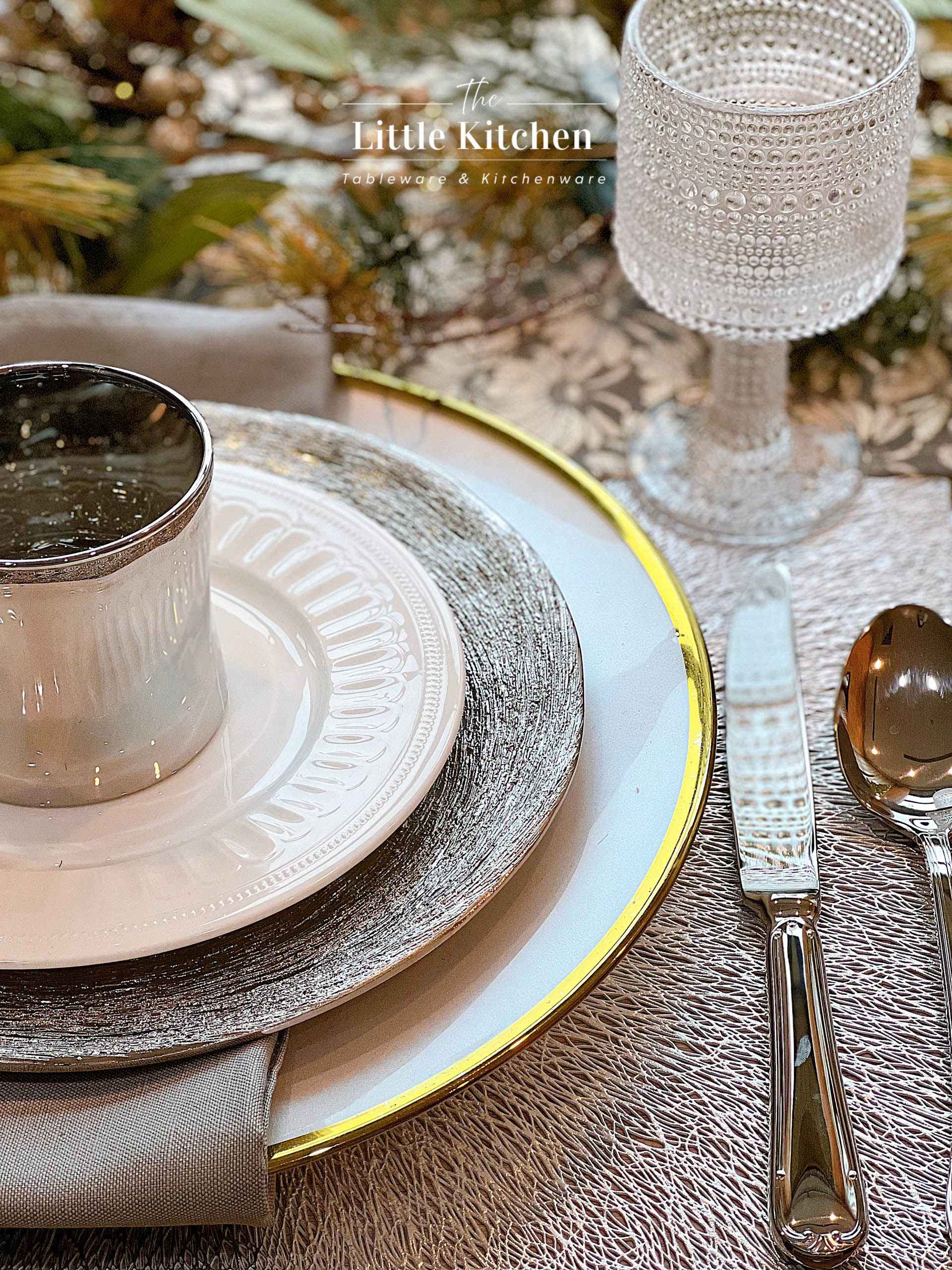 Set Tiệc Giáng sinh bạc