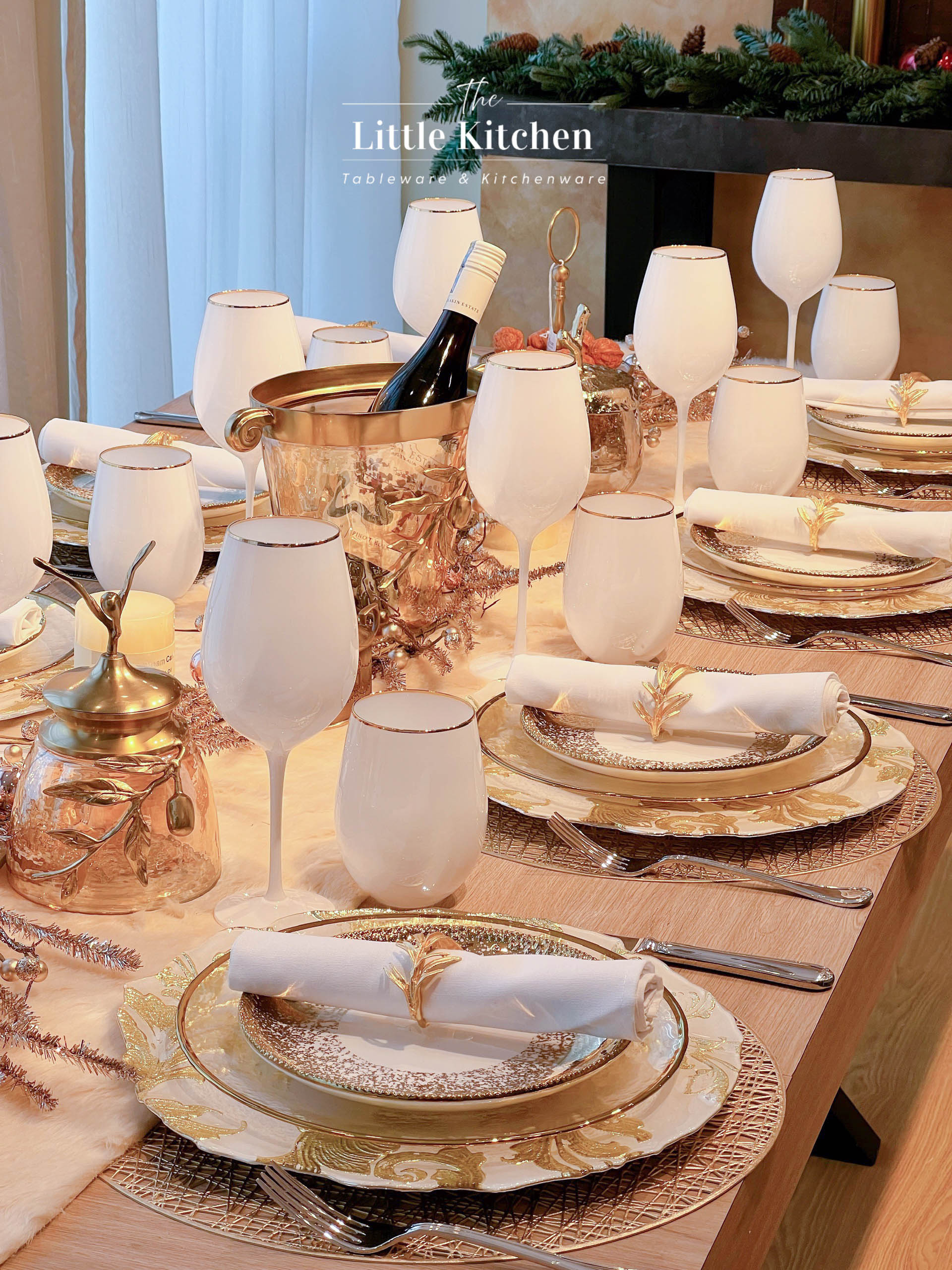 Set Tiệc Luxury Gold