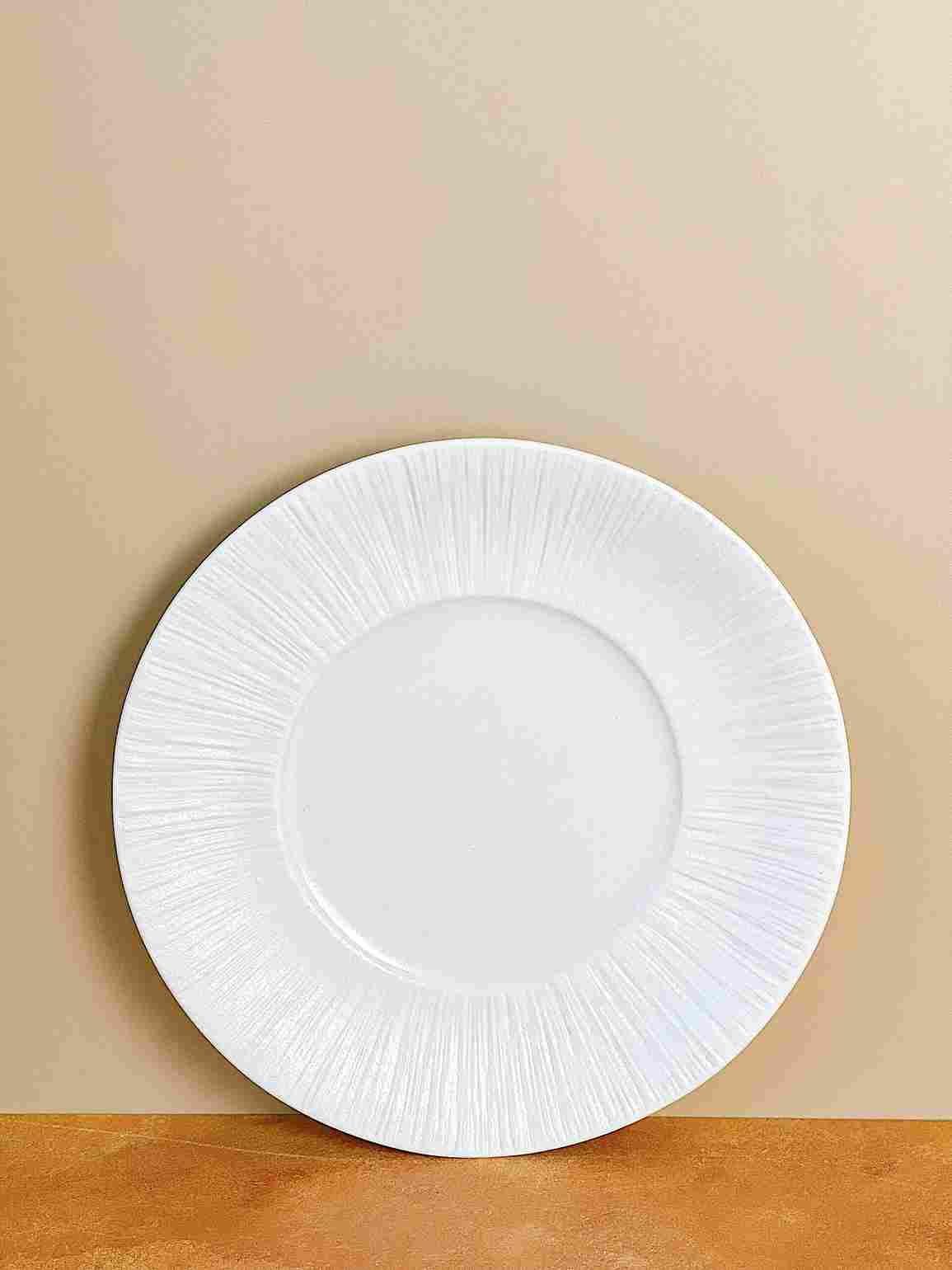 Set tiệc trắng sọc lì