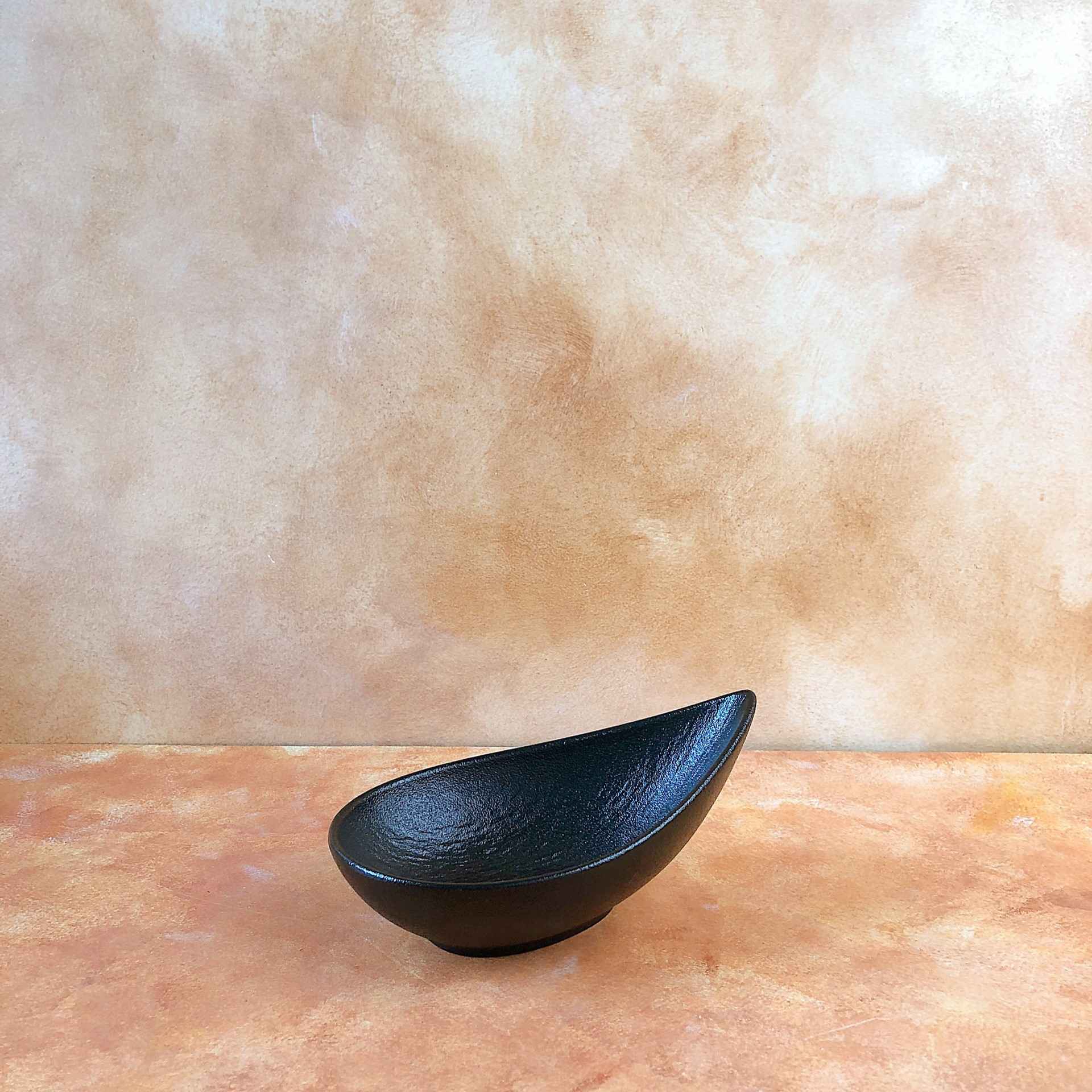 Bộ bát đĩa cao cấp men nhám màu đen