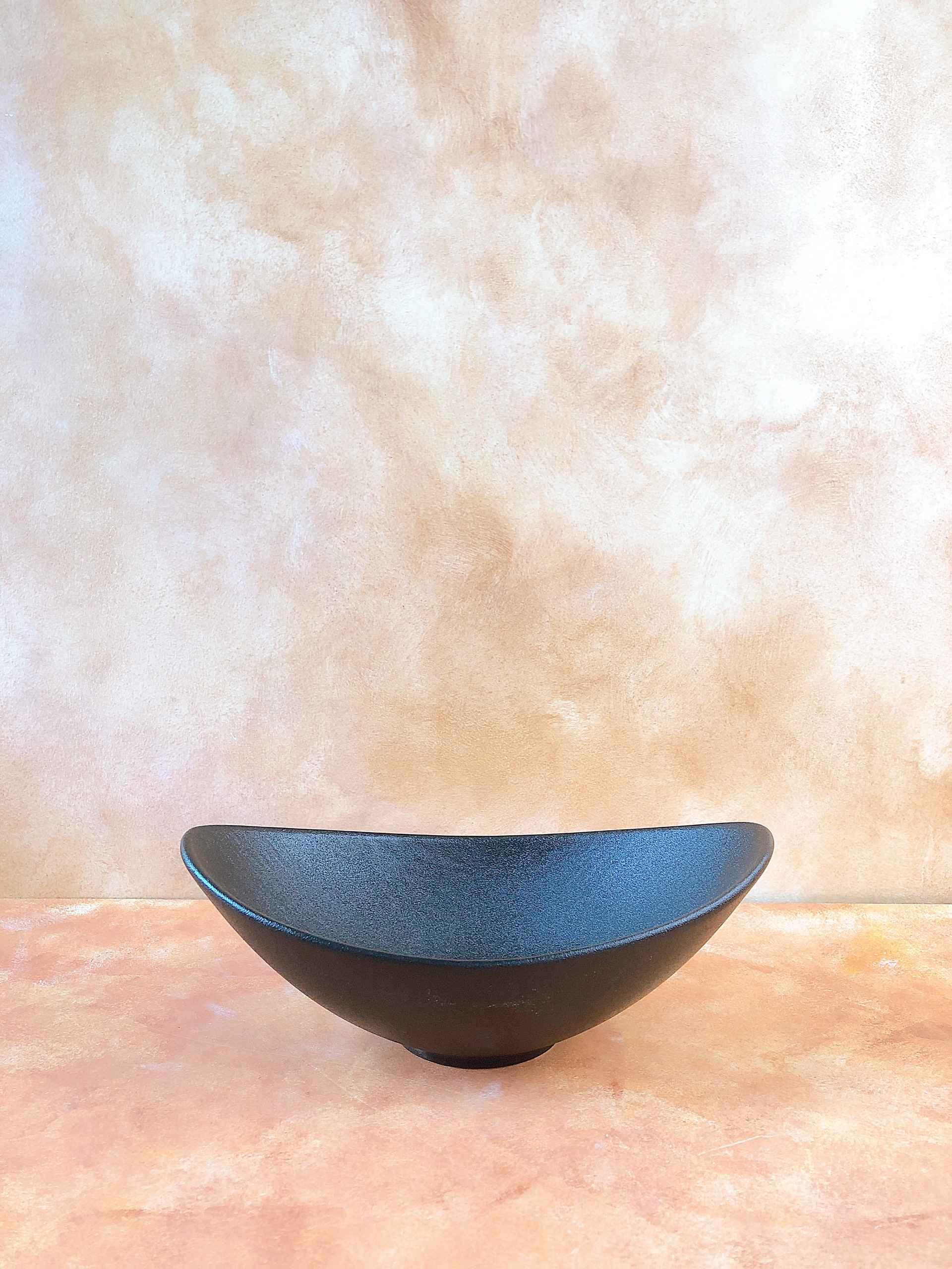 Bộ bát đĩa cao cấp men nhám màu đen