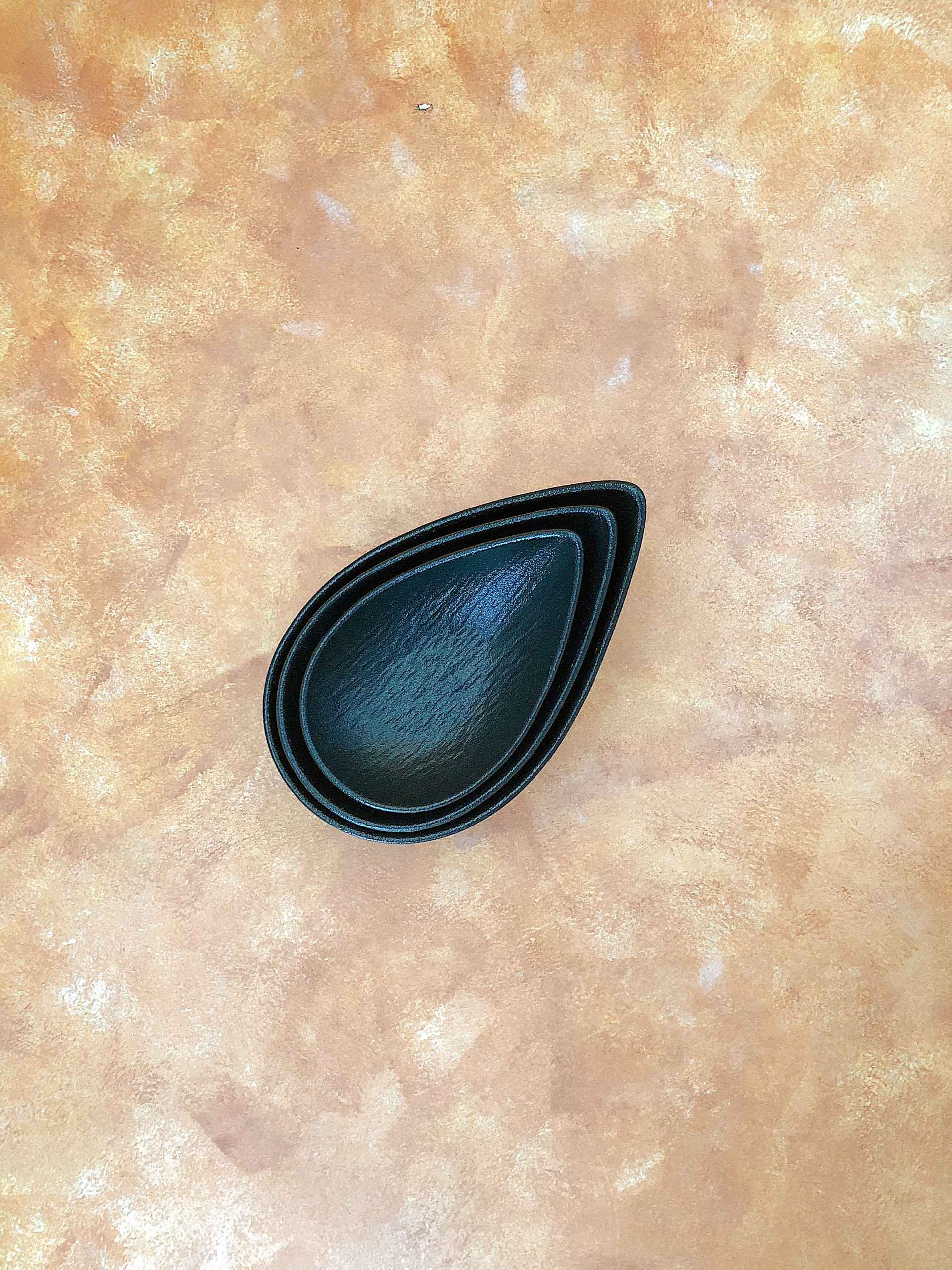 Bộ bát đĩa cao cấp men nhám màu đen