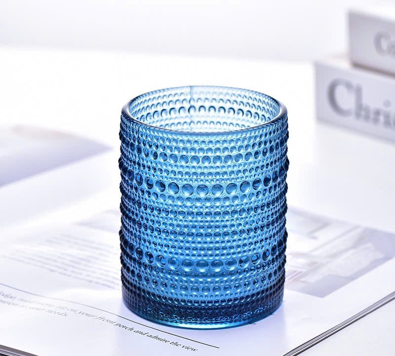 Cốc thuỷ tinh hạt lam 11