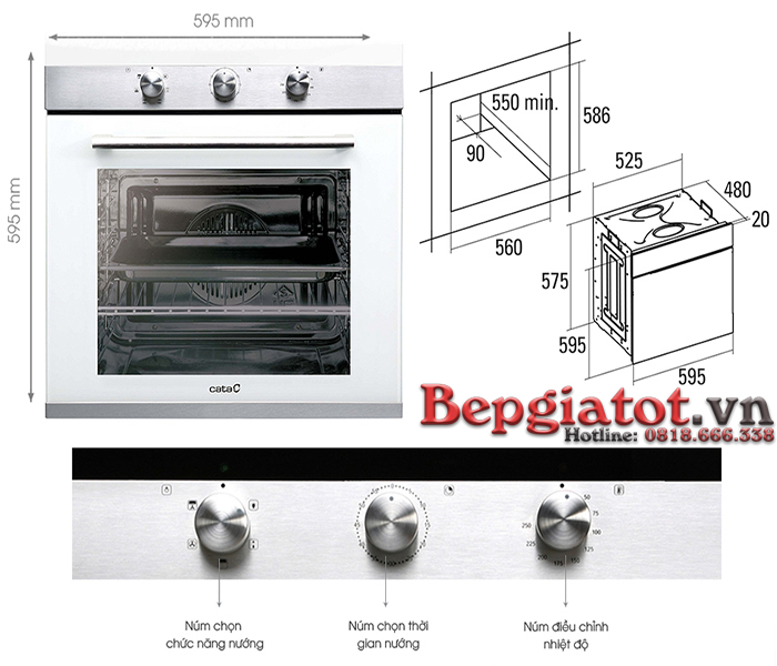 Horno Cata Cm760 As Wh 07032002 Aquasmart
