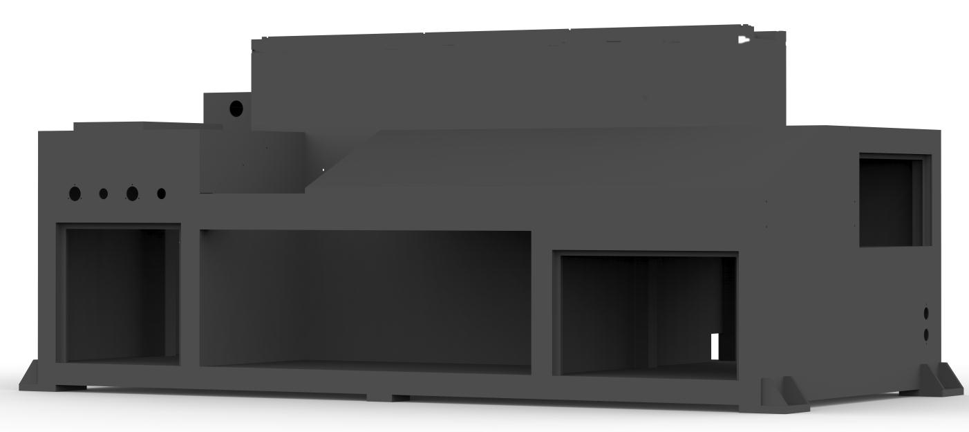 khung máy cắt laser fiber