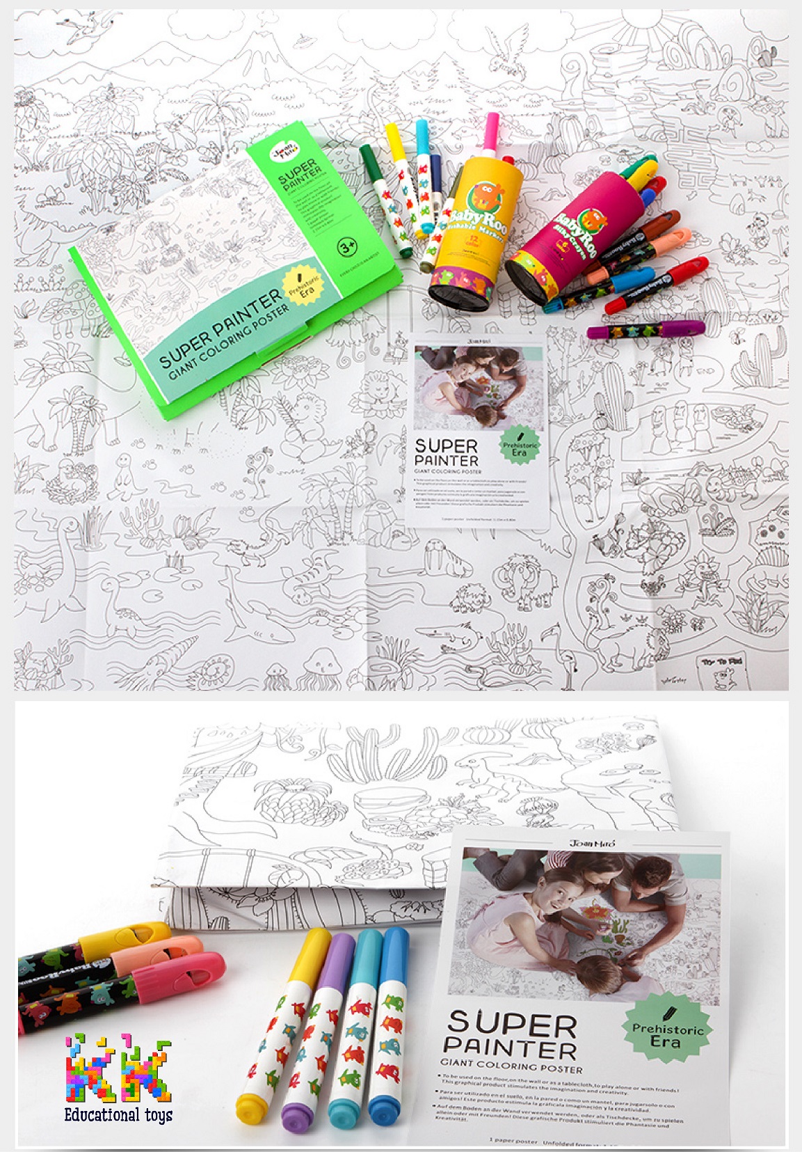 Sách tô màu graffiti siêu khổng lồ theo chủ đề - Super Painter Sách Tô Màu Graffiti Siêu Khổng Lồ Theo Chủ Đề - Super Painter