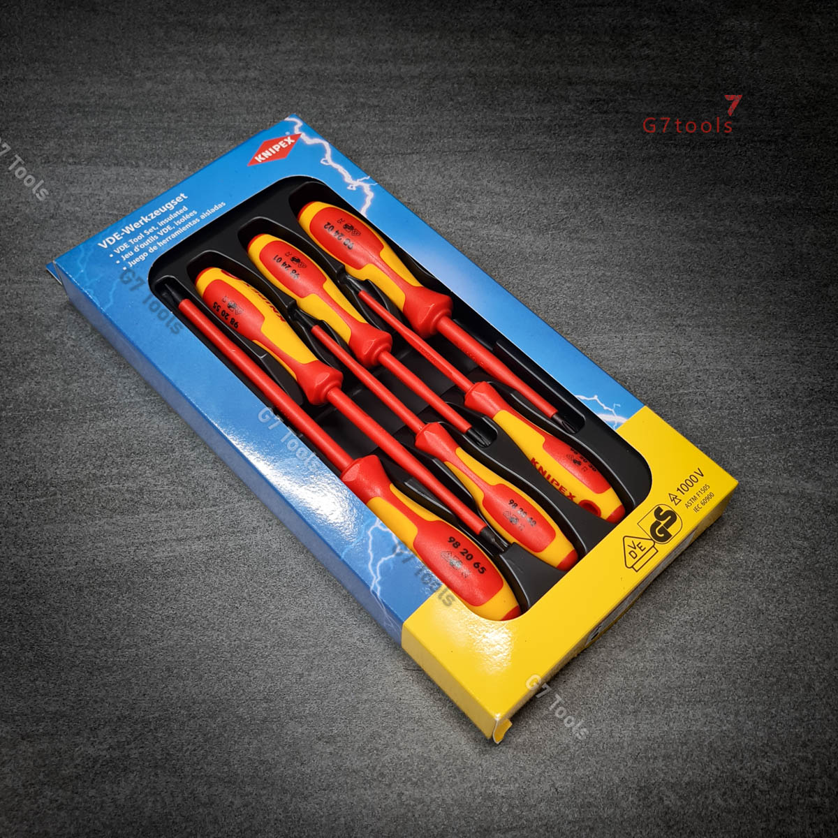 Bộ Tua Vít 6 Chiếc Knipex 00 20 12 V01 VDE