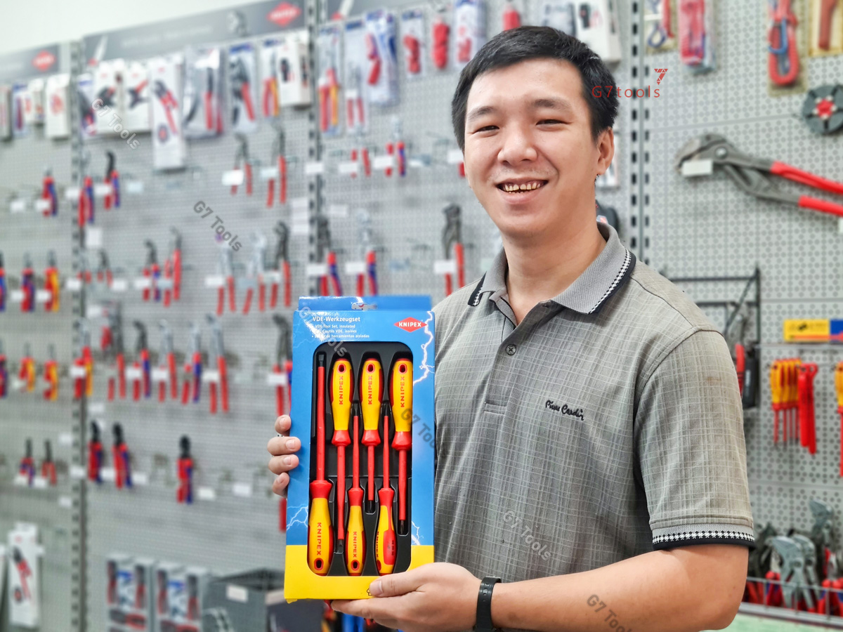 Bộ Tua Vít 6 Chiếc Knipex 00 20 12 V01 VDE